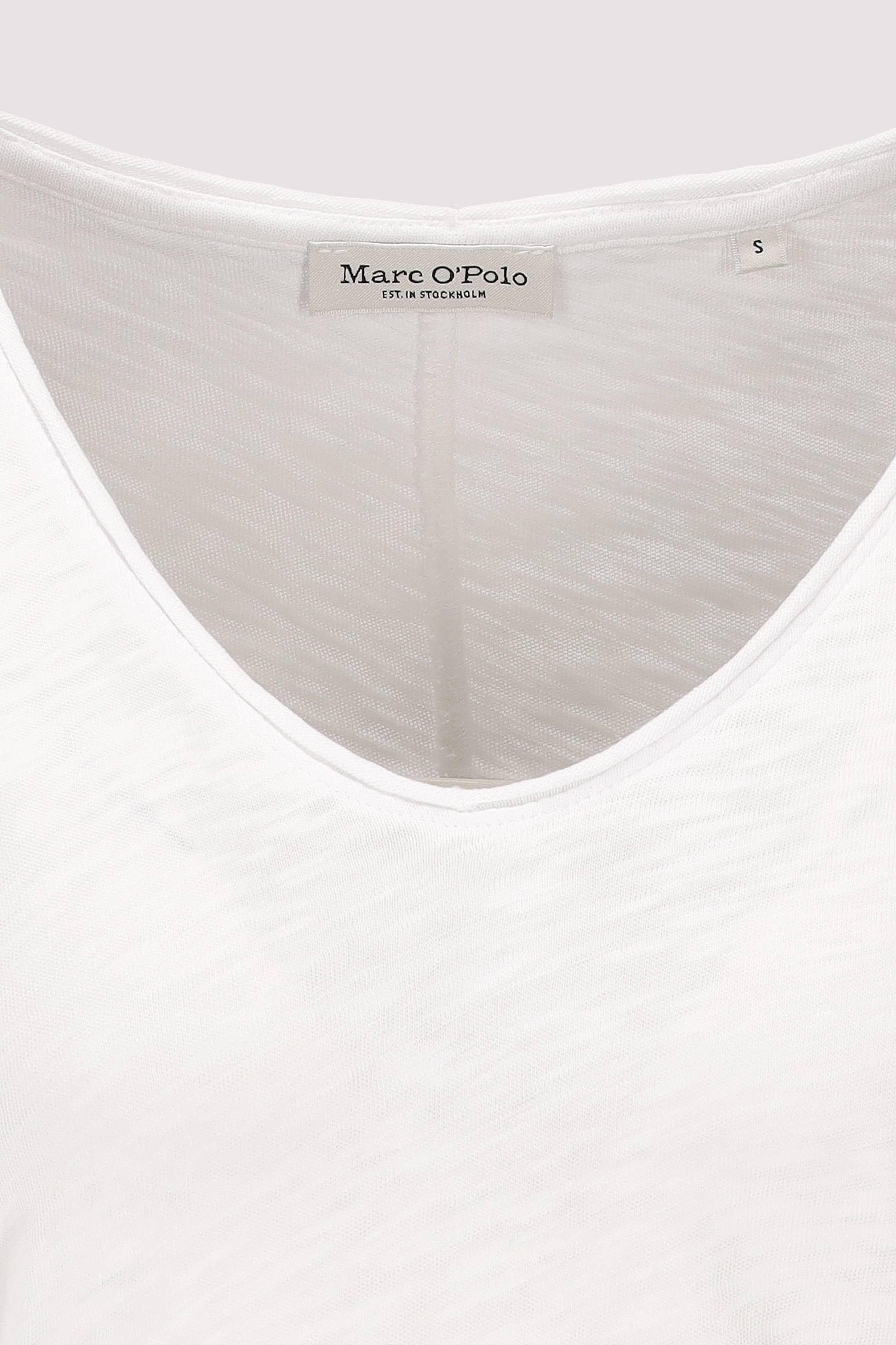 Marc O Polo Casual - Kurzarm-T-Shirt Weiß von Marc O'Polo