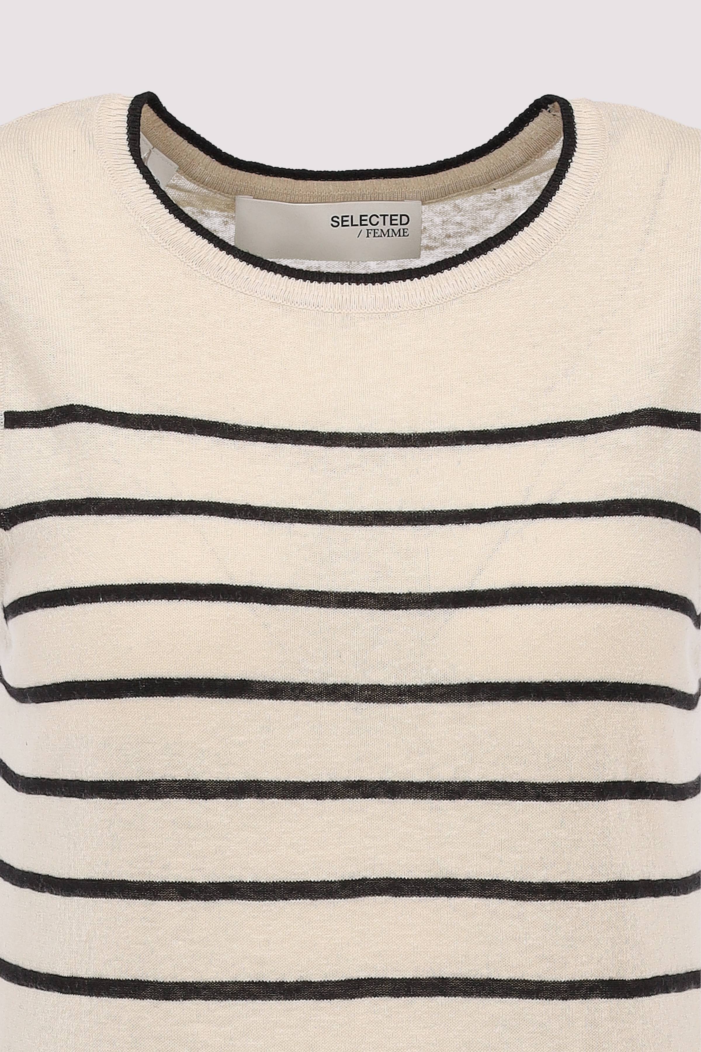 Selected - SLFESTHER SL KNIT CONTRAST DRE