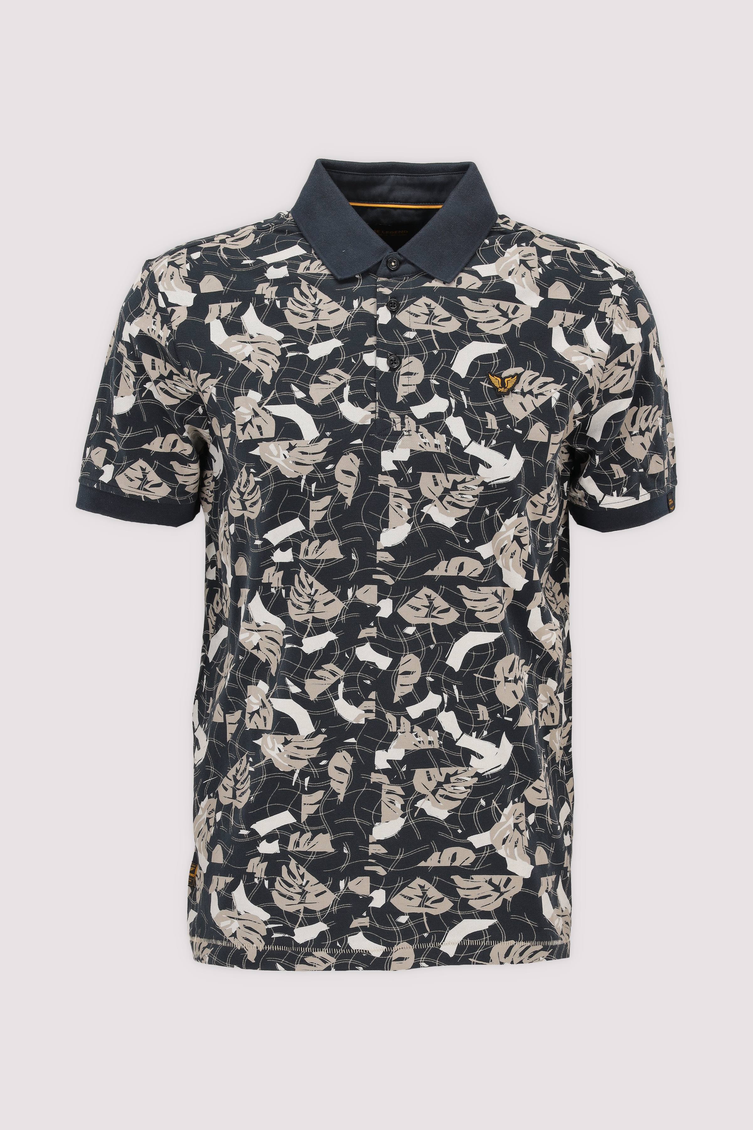 Short sleeve polo printed fine