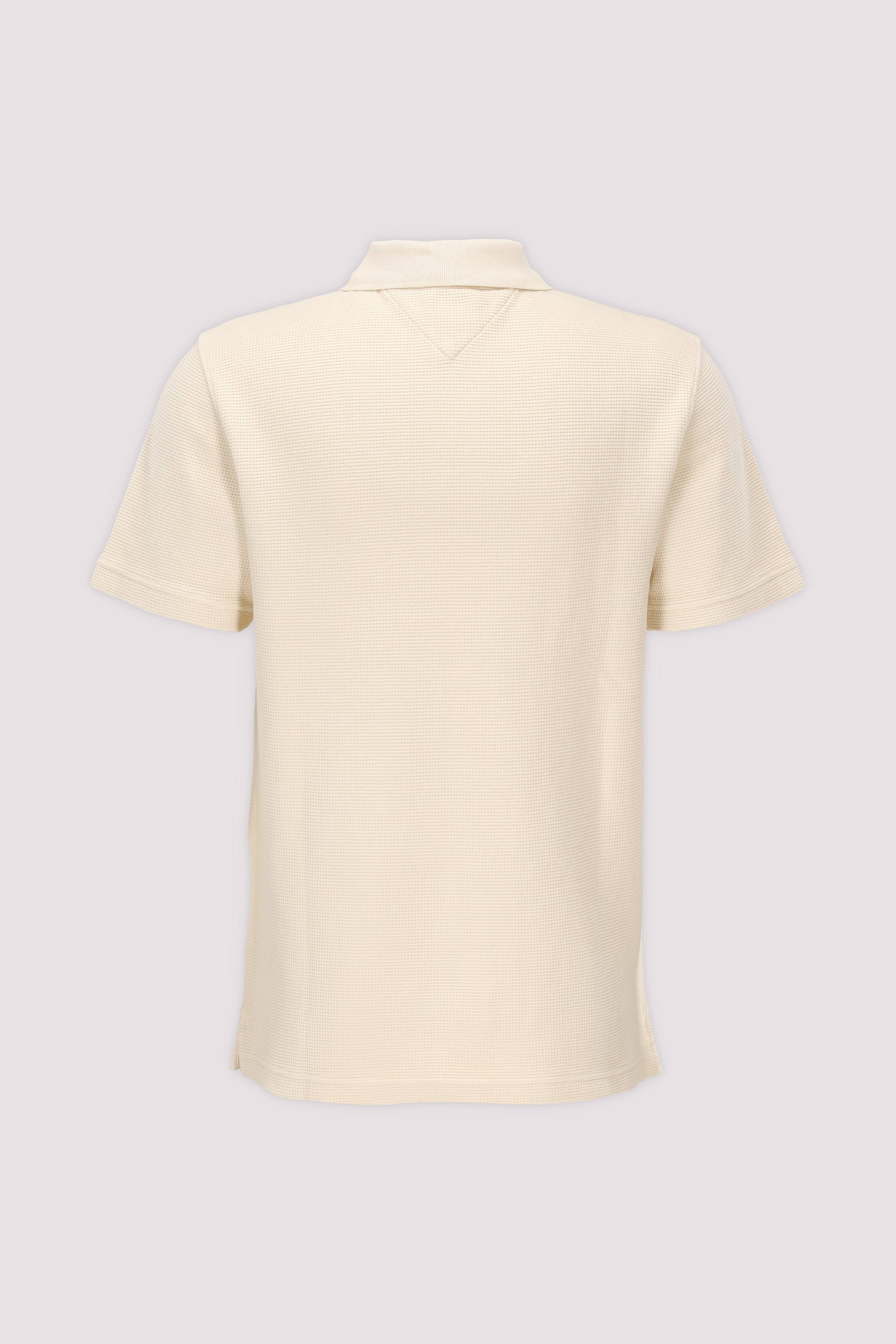 TJM REG WASHED WAFFLE POLO EXT