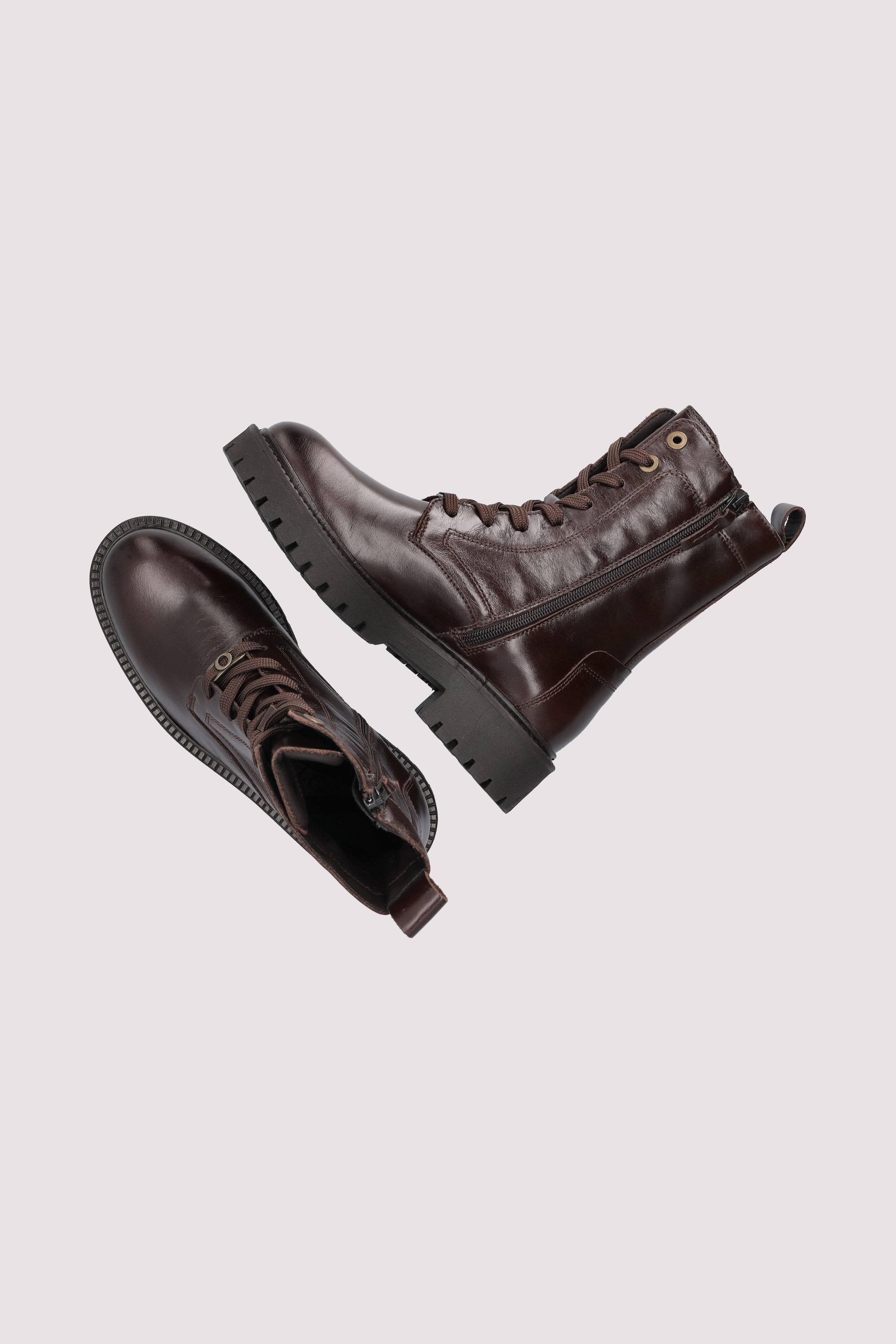 Marc O Polo Schuhe - Marc O'Polo Damen Ankle Boot braun Leder