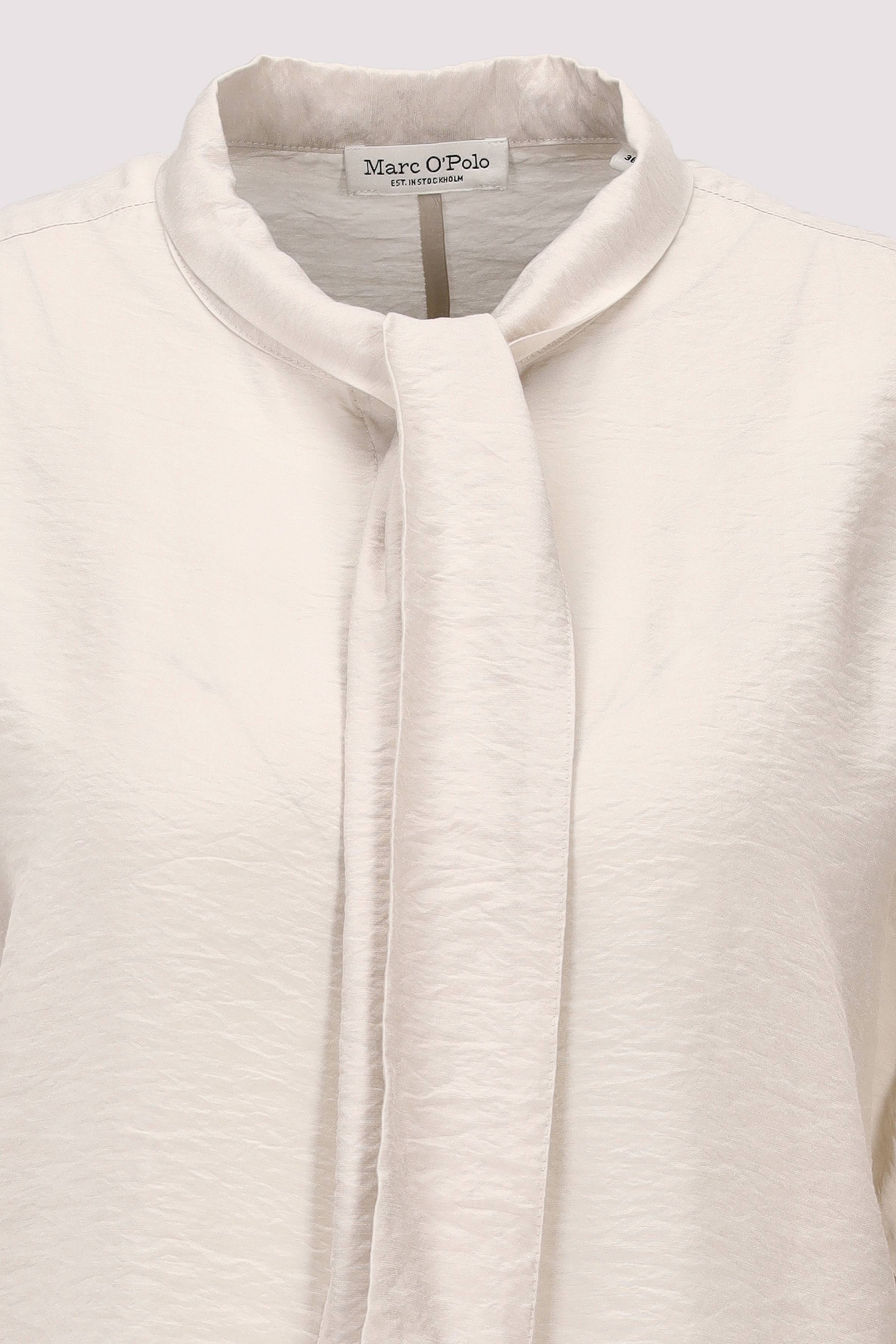 Marc O Polo Casual - Kurzarmbluse aus Viskosemix Grau