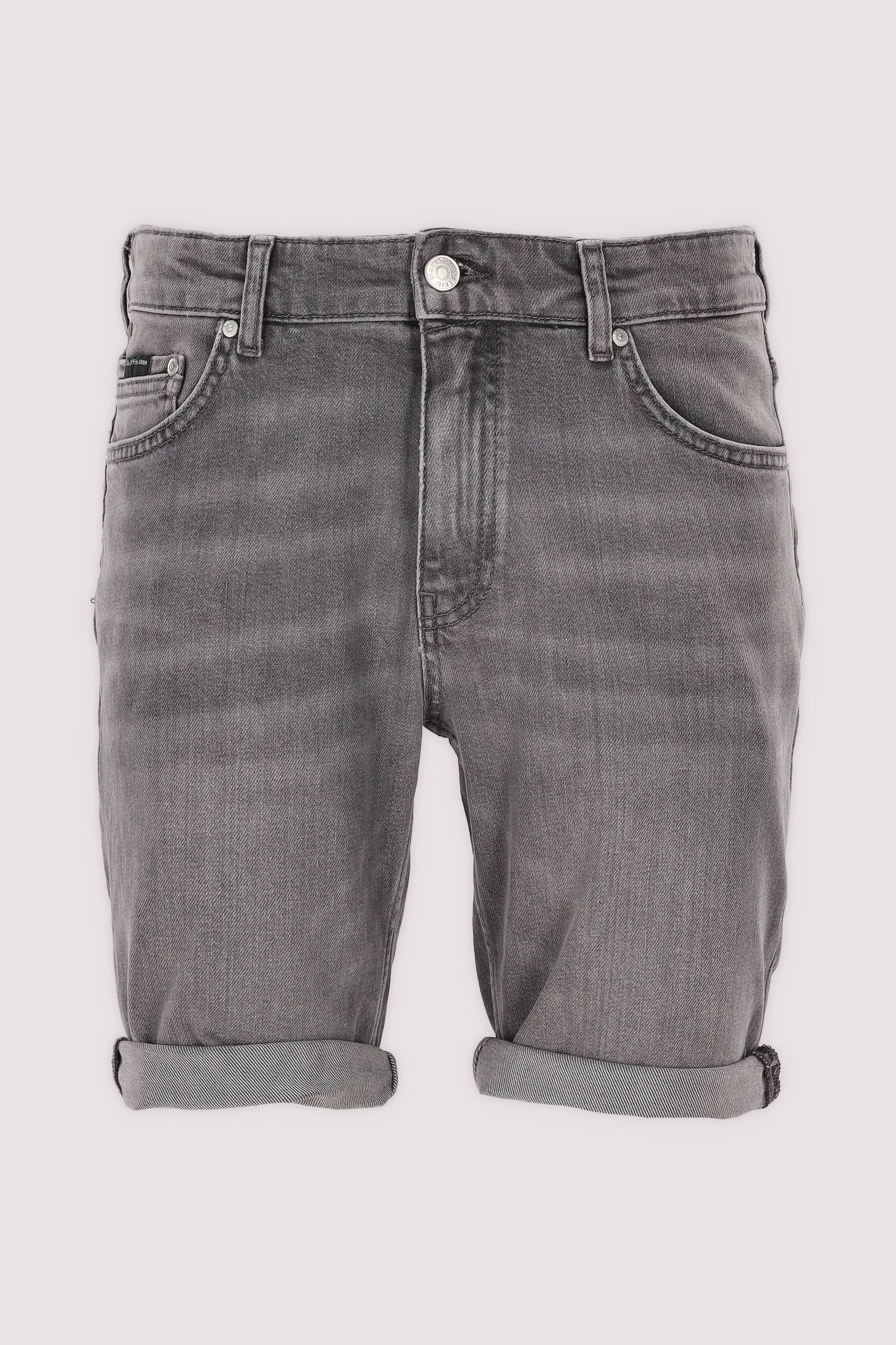 Denim Shorts, Tapered Bermuda