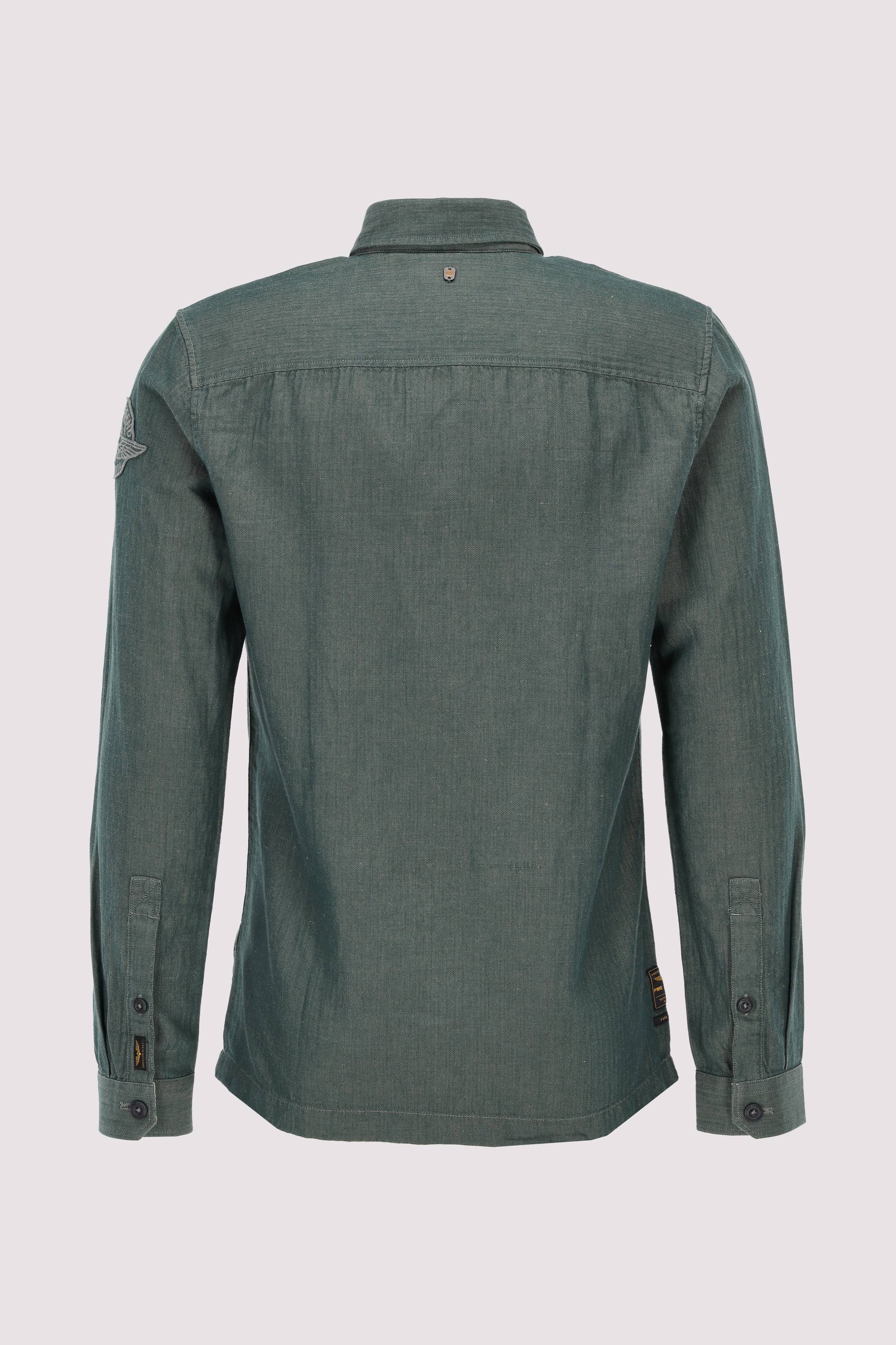 Long Sleeve Shirt Ctn/Linen He