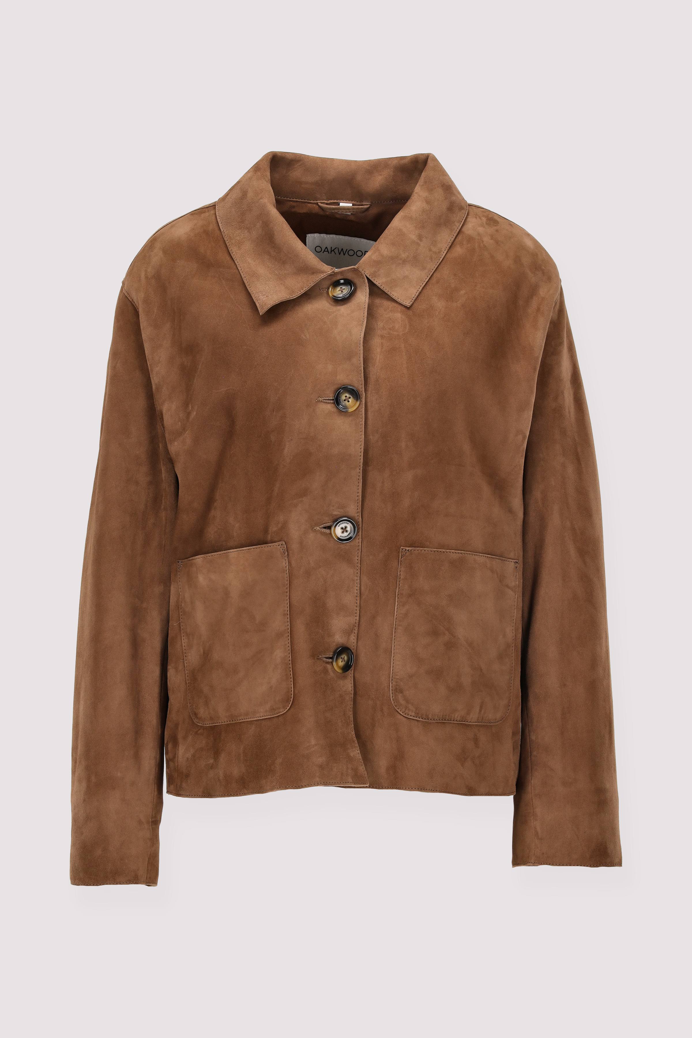 Oakwood Lederjacke braun zeitloser Chic