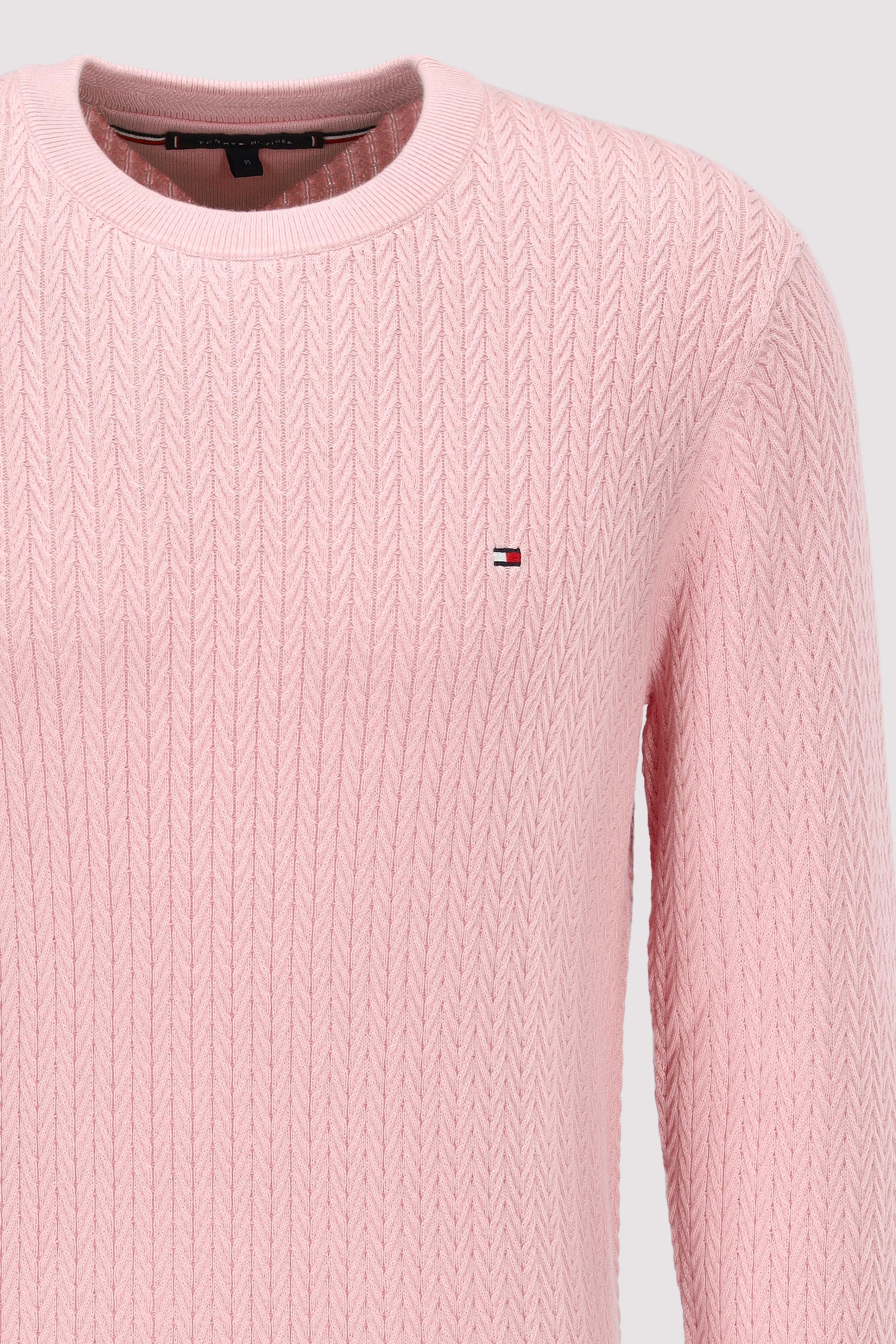 Tommy Hilfiger - HERRINGBONE STRUCTURE C NK
