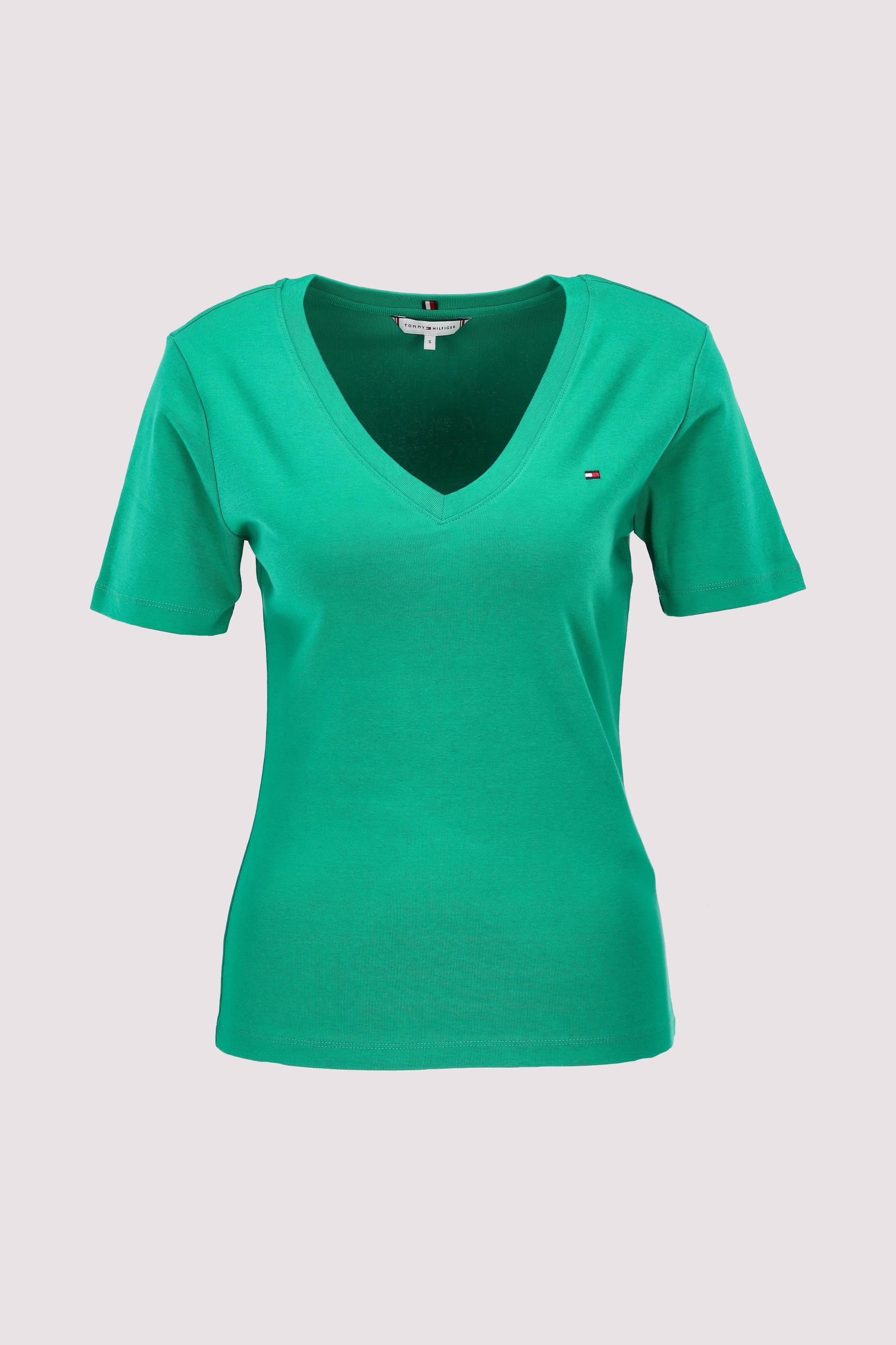 NEW SLIM CODY V-NECK SS | Green | L | 8720646856565 | V-Shirts