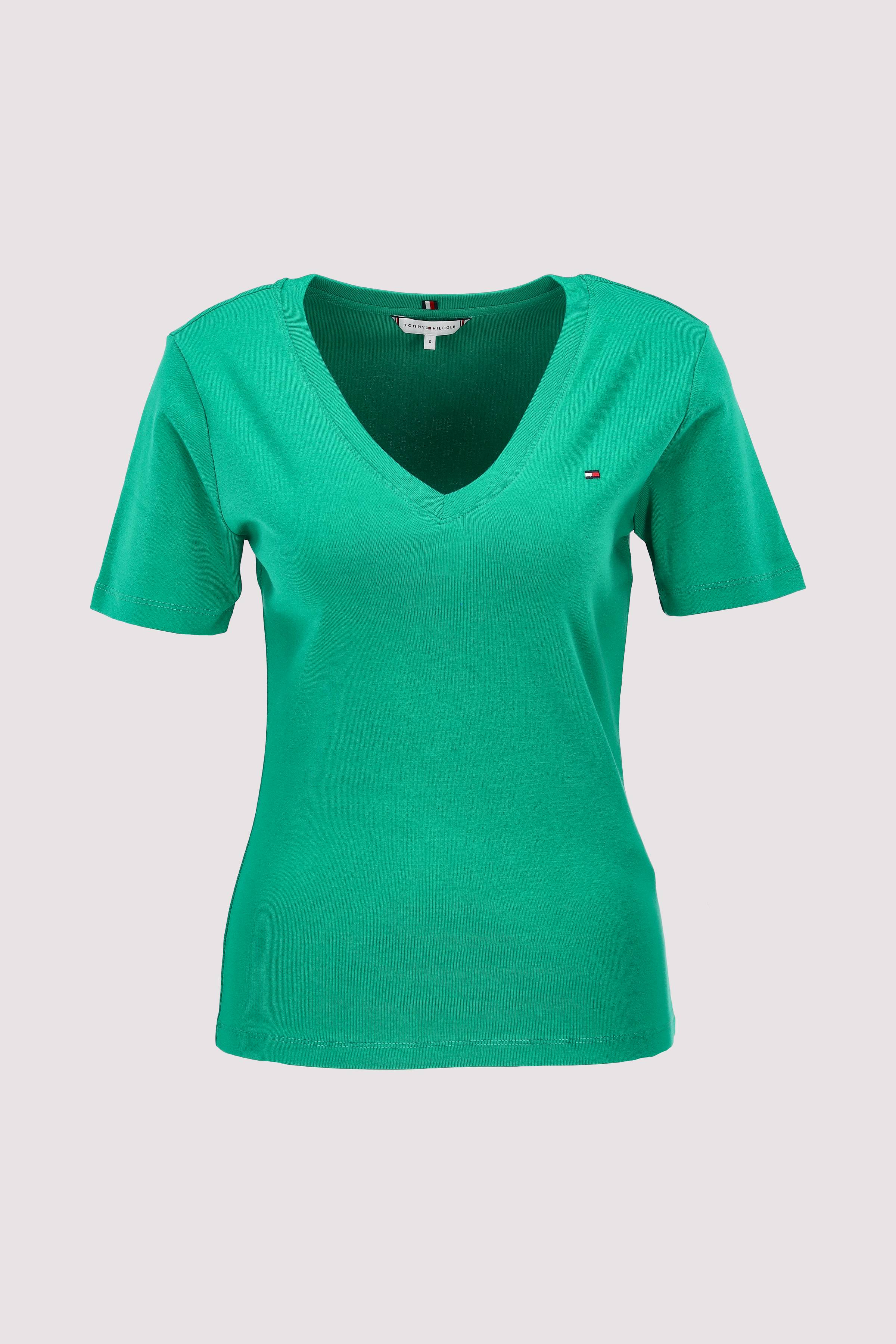 NEW SLIM CODY V-NECK SS | Green | L | 8720646856565