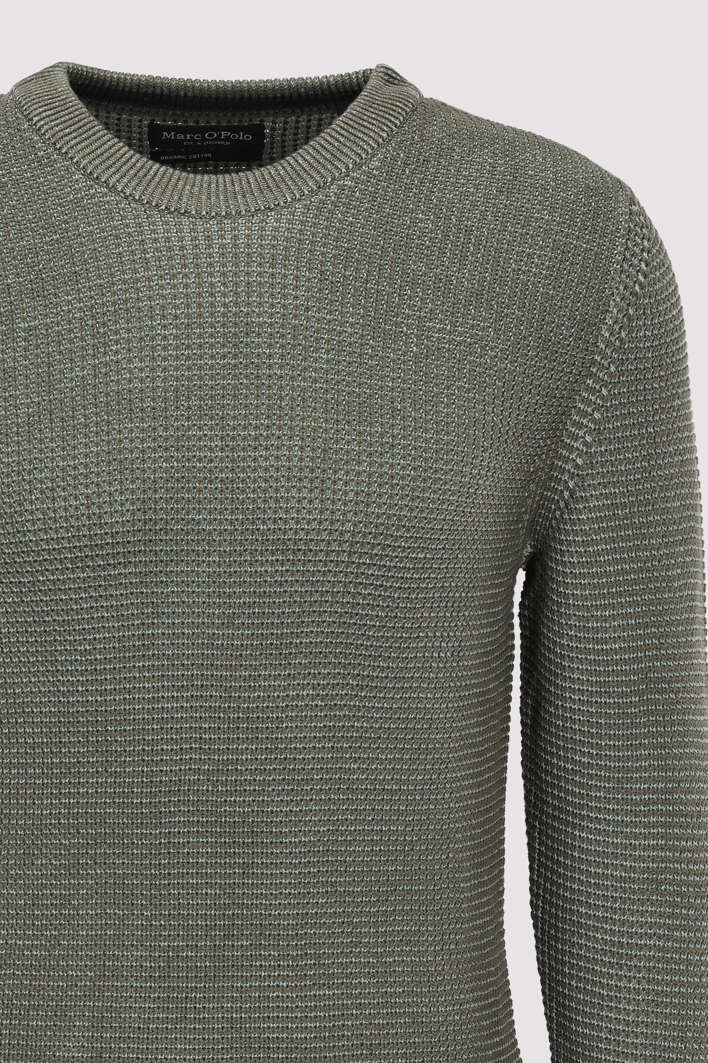 Marc O´Polo International - Crew Neck, new bi-color stru Marc O´Polo International - Crew Neck, new bi-color stru