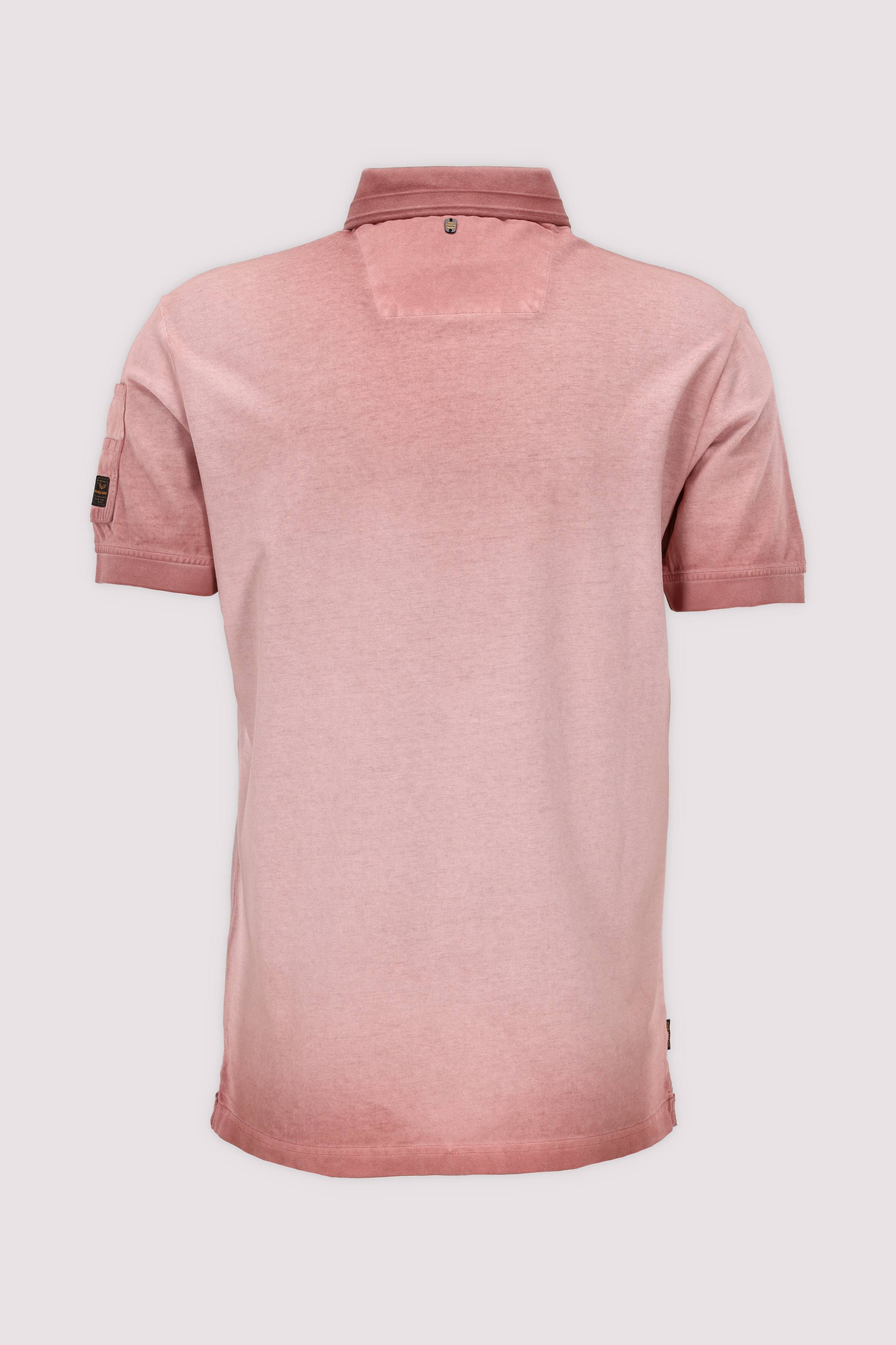 Short sleeve polo cold dye piq