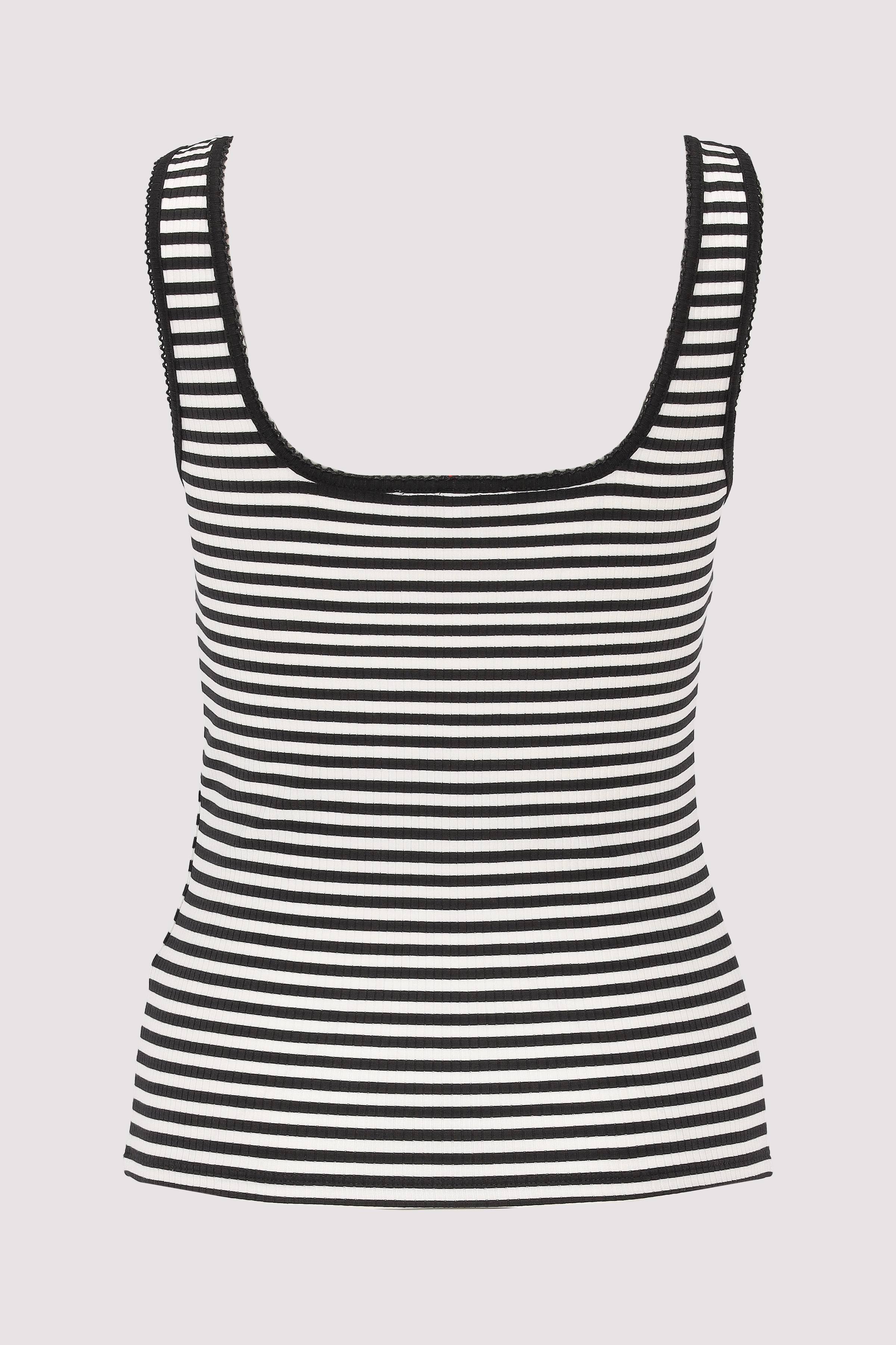 Tommy Hilfiger - 5X2 RIB SLIM SQUARE-NK TANK Tommy Hilfiger - 5X2 RIB SLIM SQUARE-NK TANK