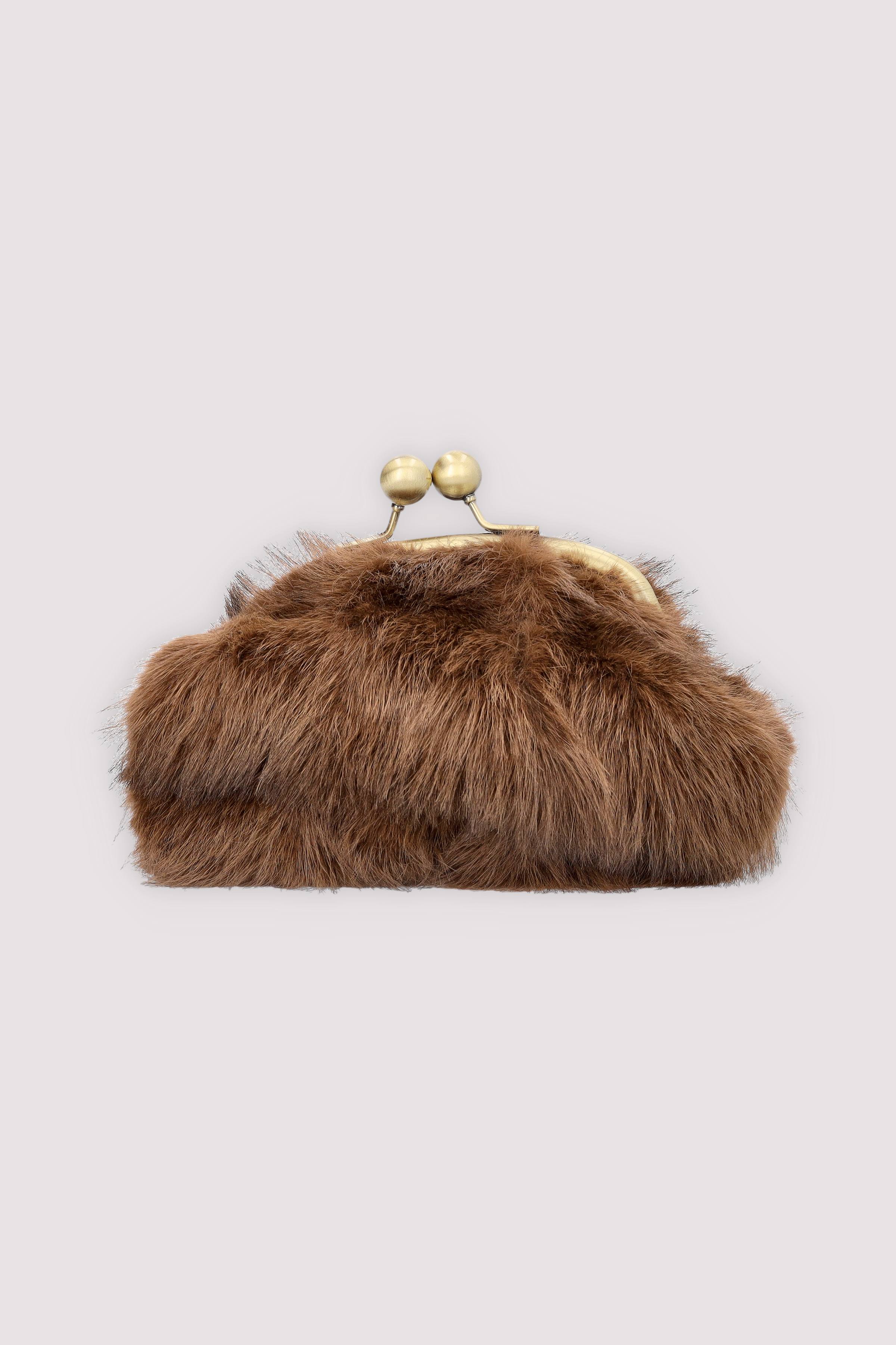 Braune Kosmetiktasche für Damen