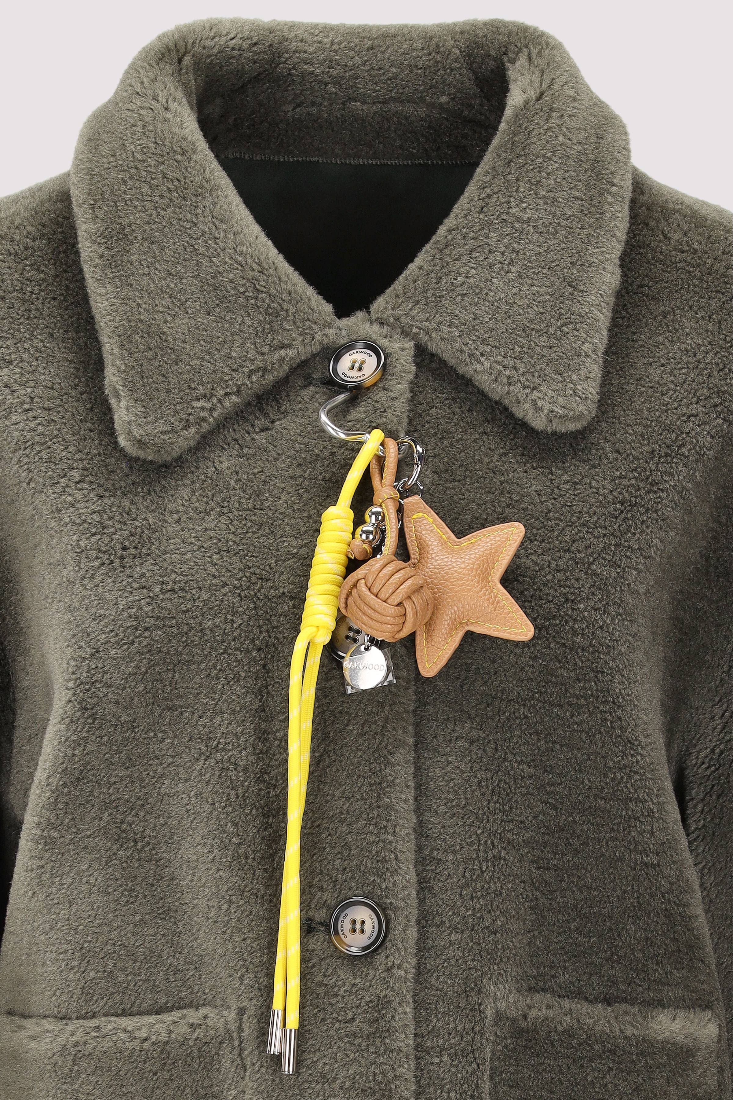 Oakwood - Oakwood Felljacke Khaki, lässig