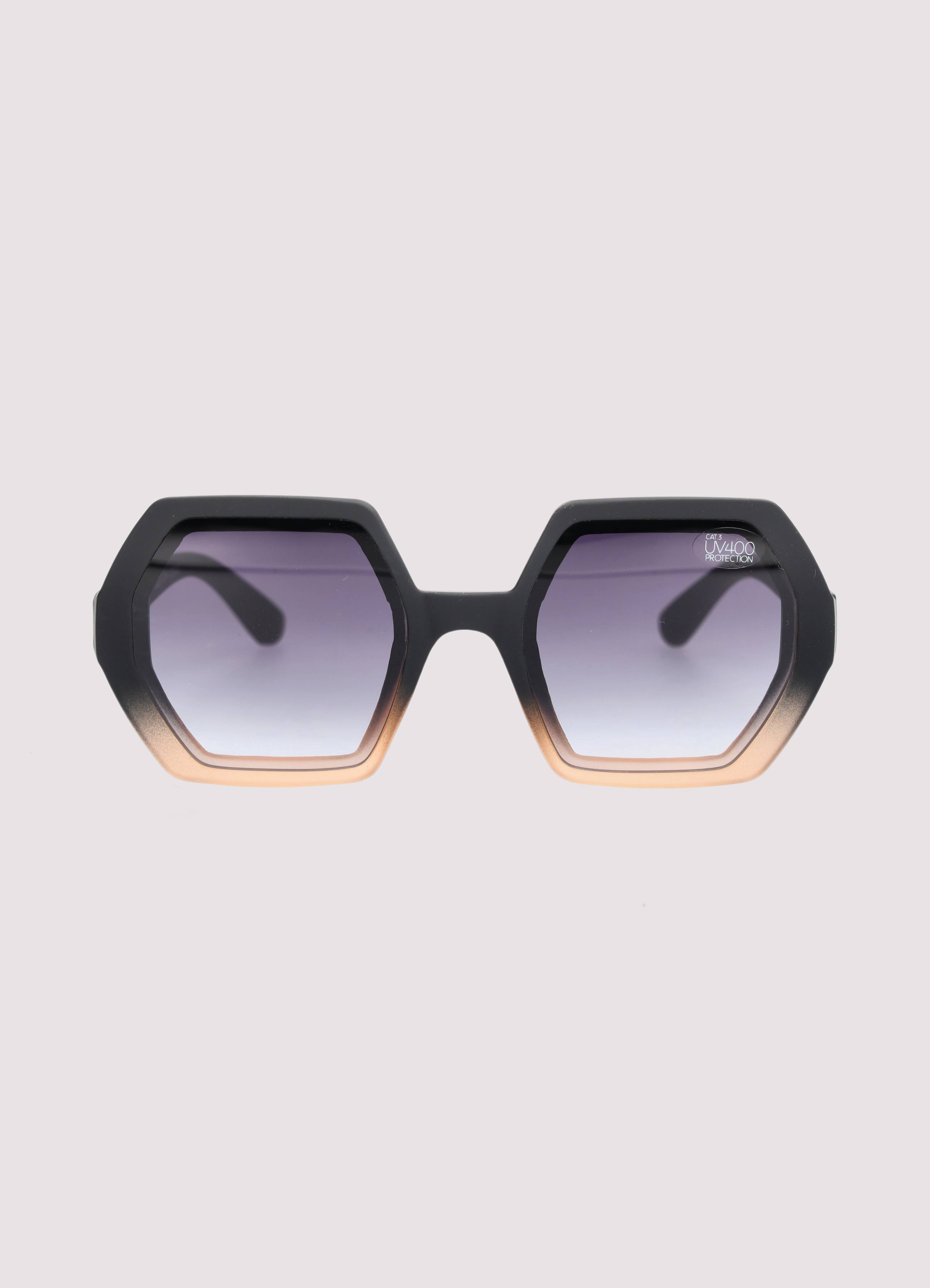 Sonnenbrille hexagon