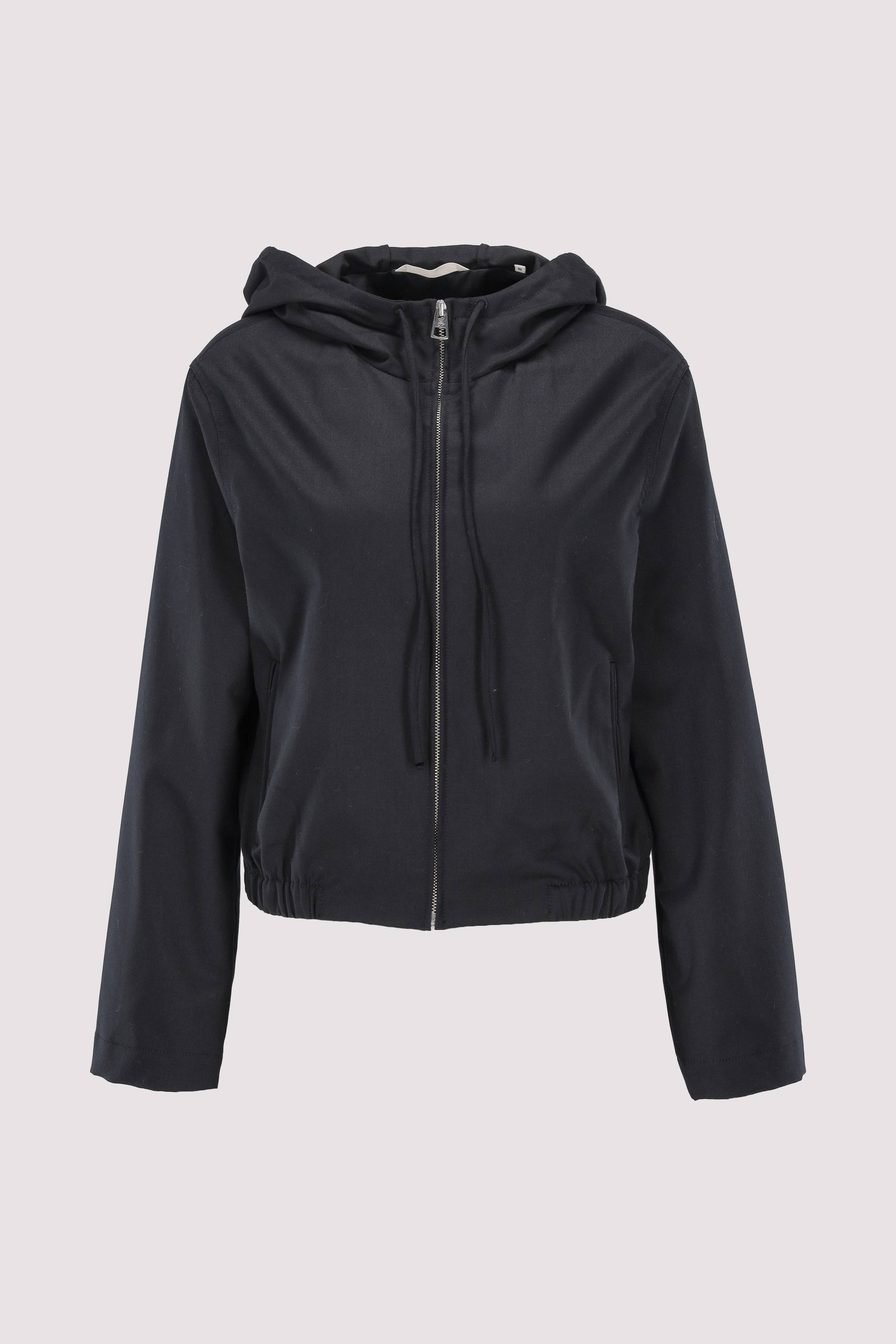 Marc O´Polo International - Zip-up jacket with hood, pocke