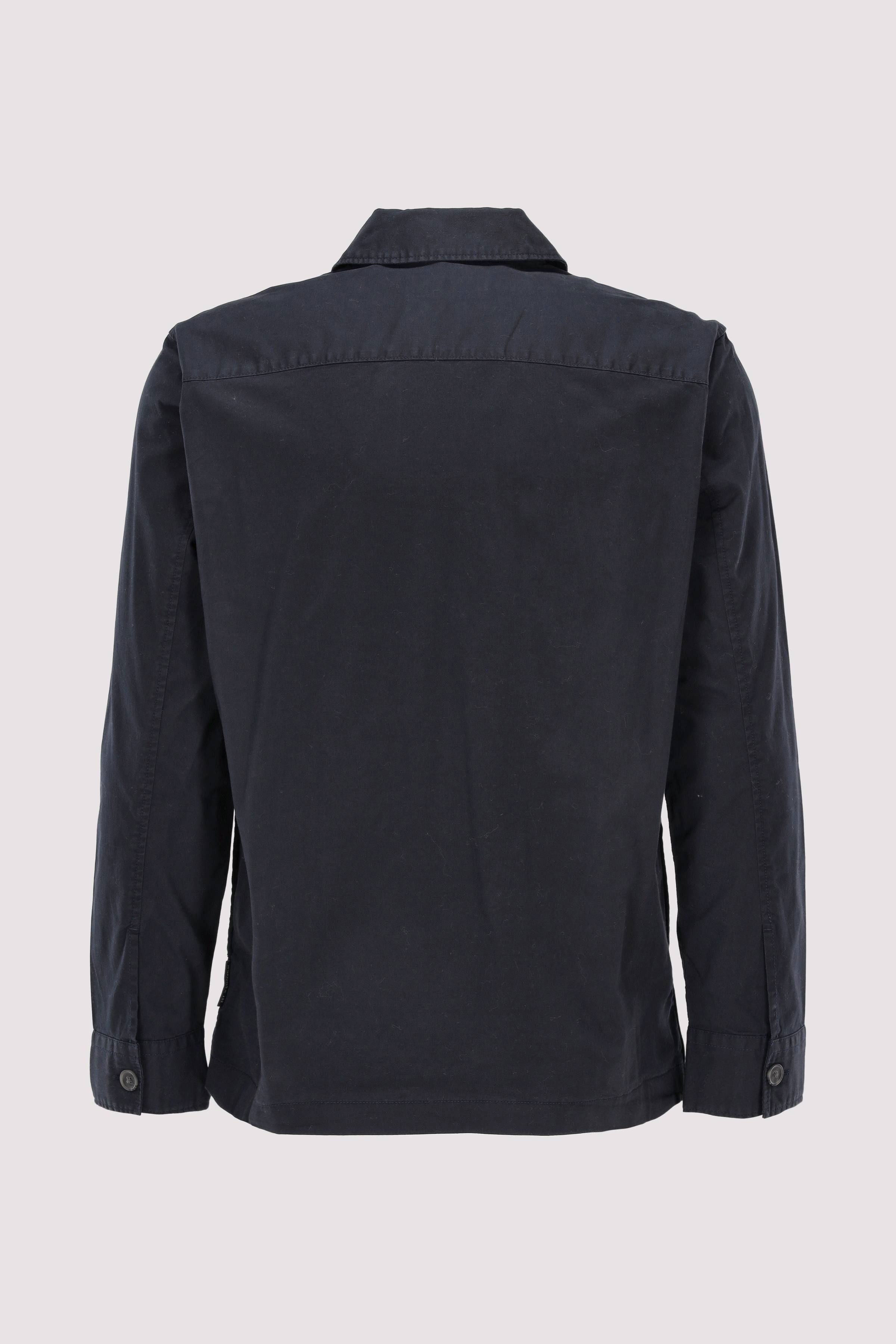 Overshirt with camp collar, lo
