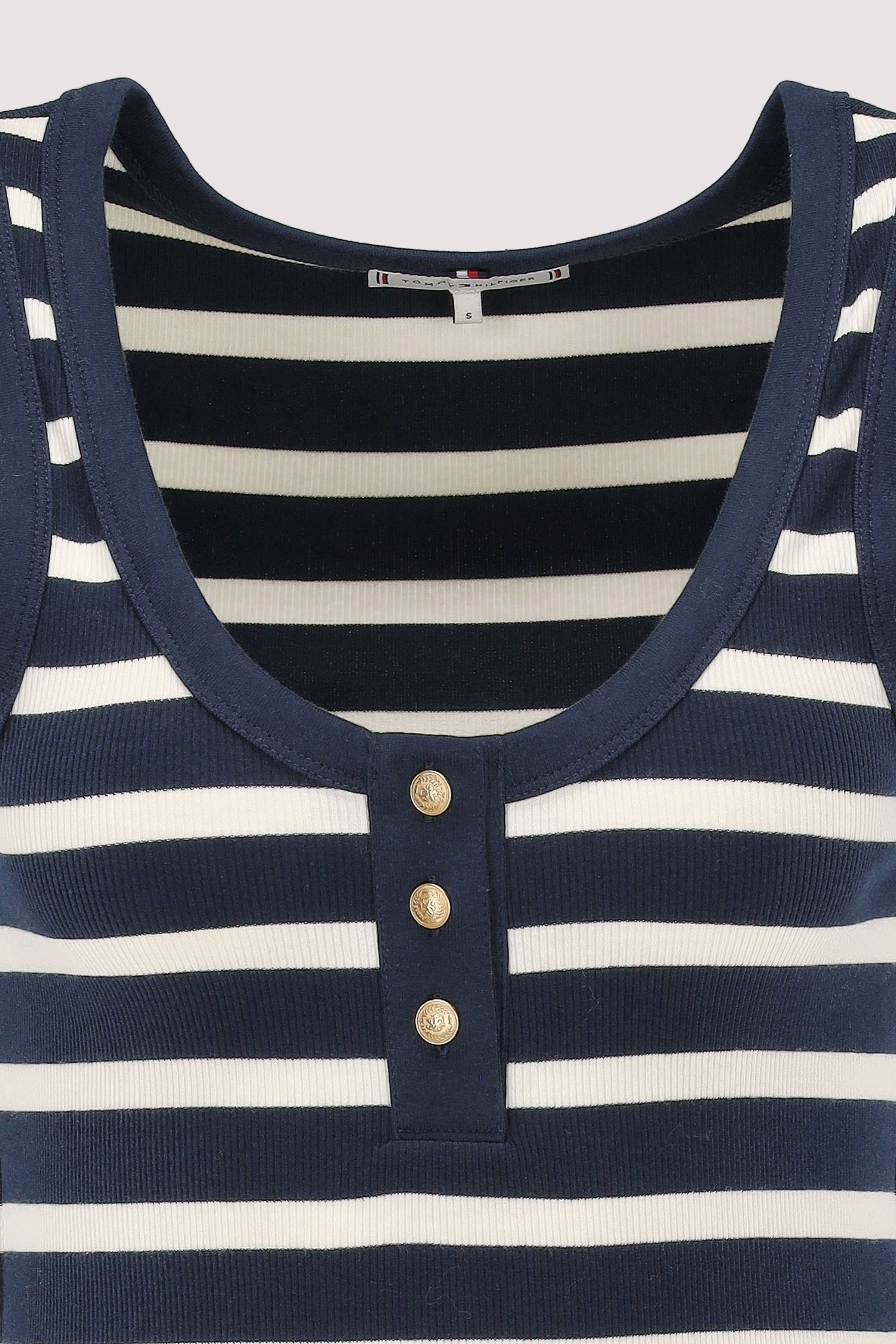 Tommy Hilfiger - SLIM HENLEY GB SCOOP-NK TANK T Tommy Hilfiger - SLIM HENLEY GB SCOOP-NK TANK T
