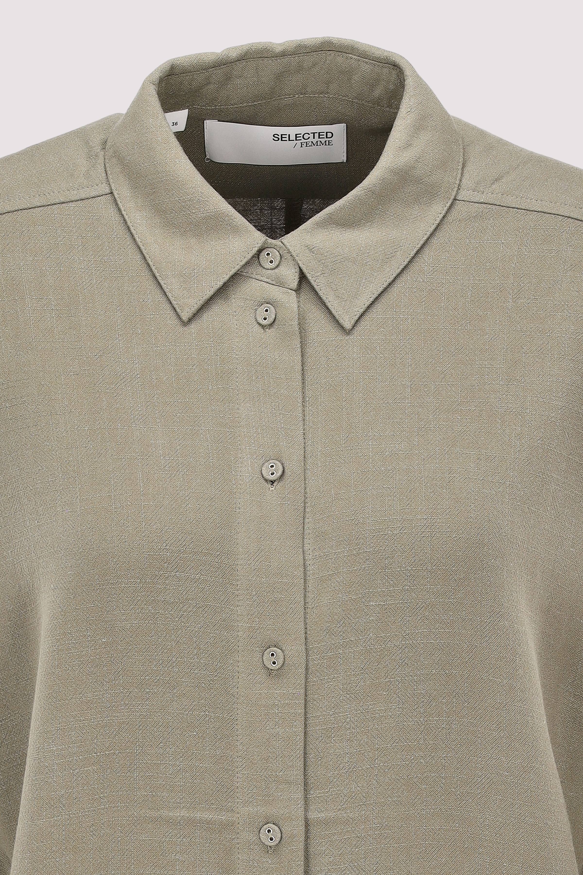 Selected - SLFVIVA SS CROPPED SUN SHIRT N