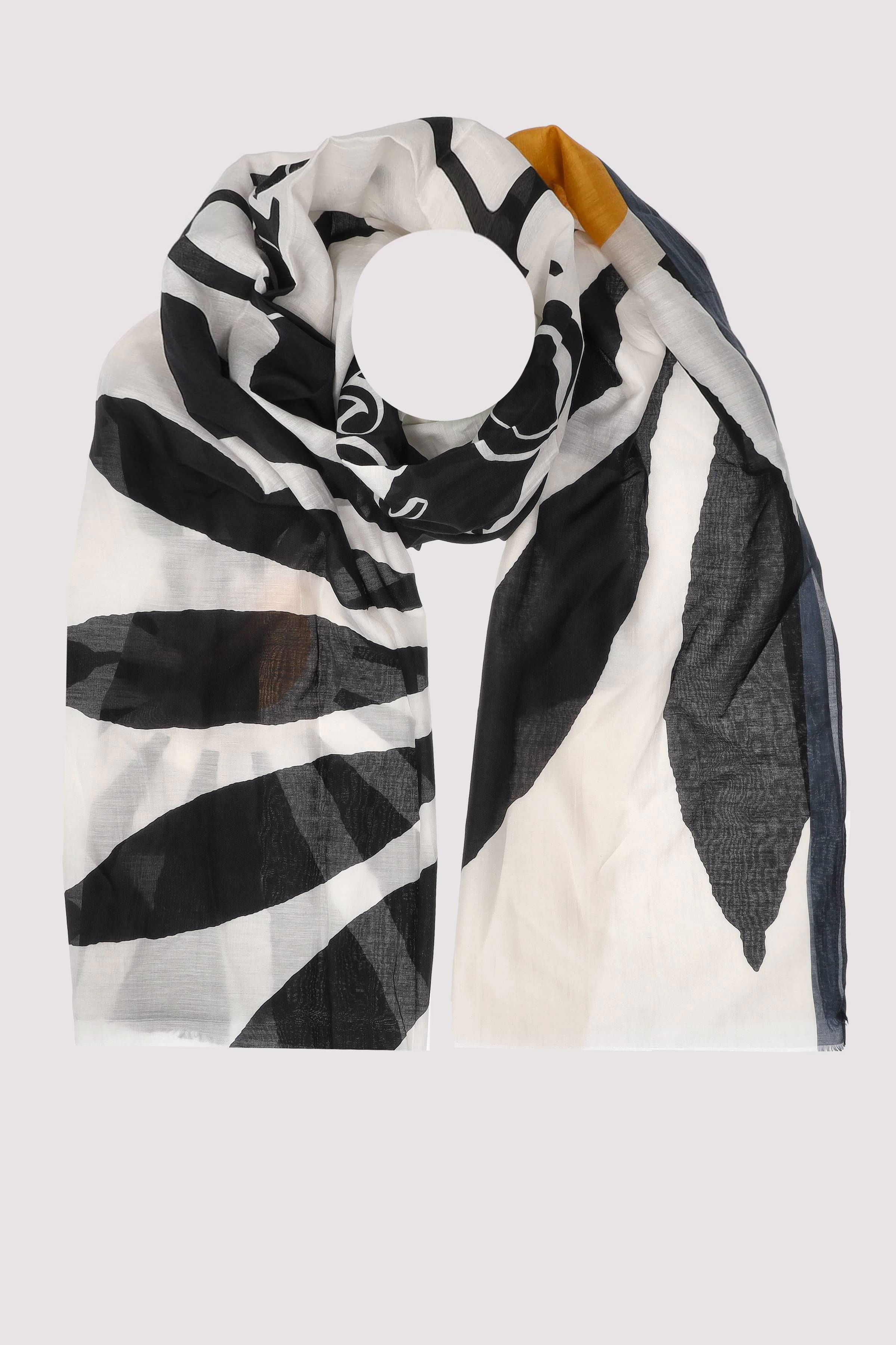 Scarf, woven, cotton cupro ble