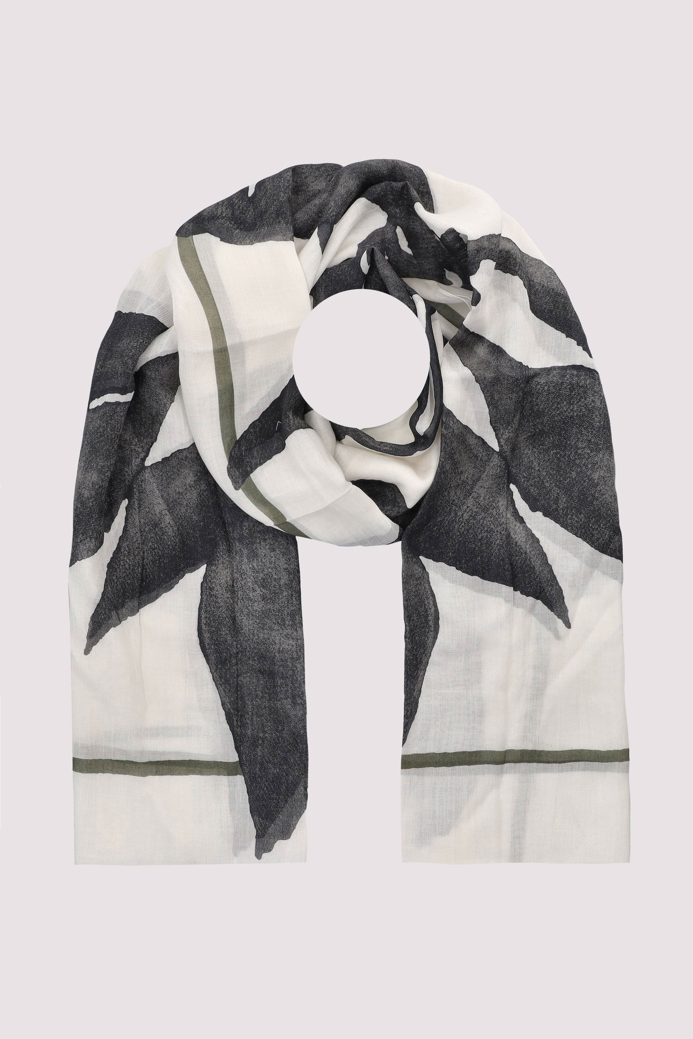 Scarf, woven, cotton-modal, va