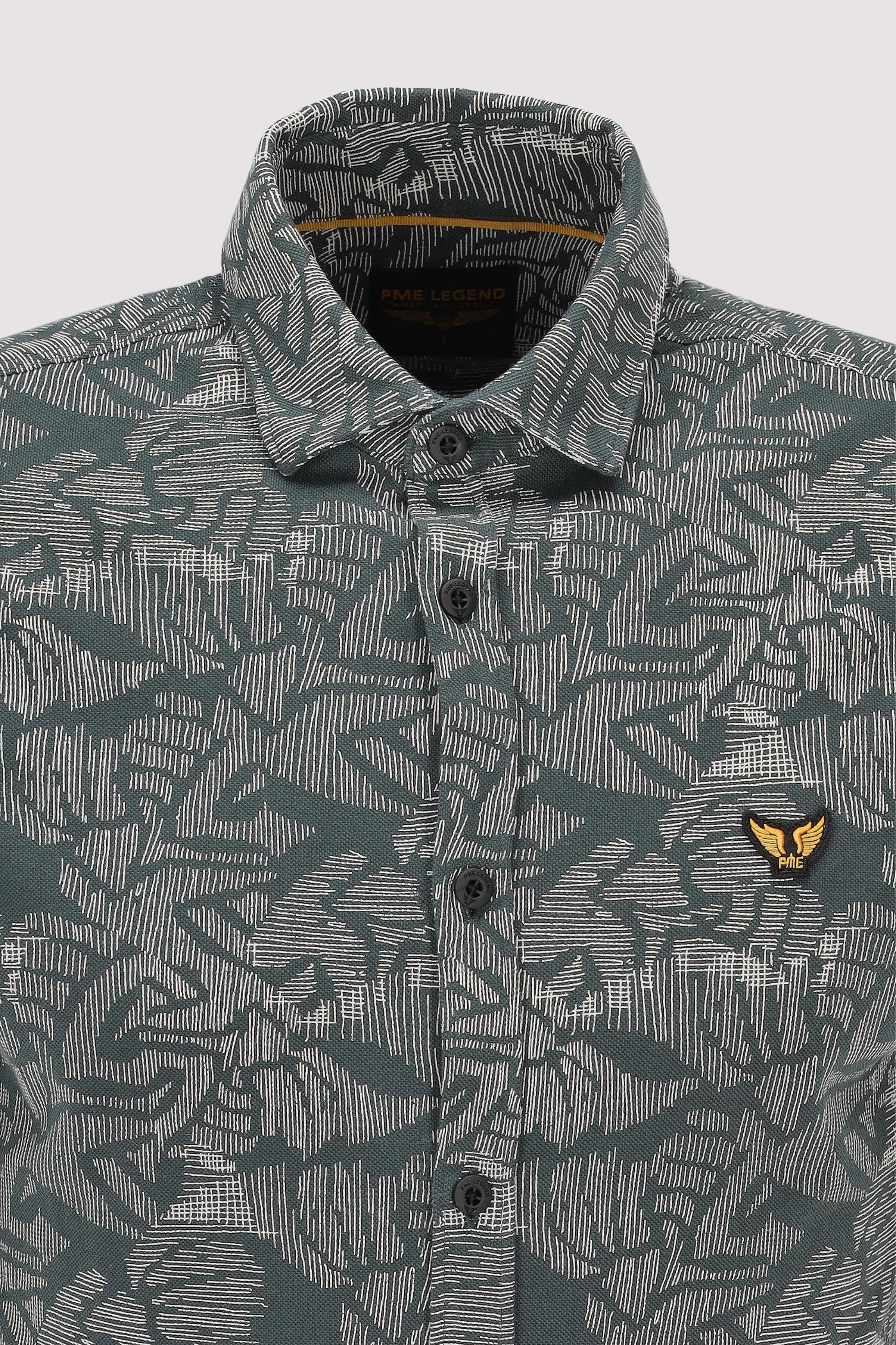 PME Legend - Short Sleeve Shirt Print on Je PME Legend - Short Sleeve Shirt Print on Je