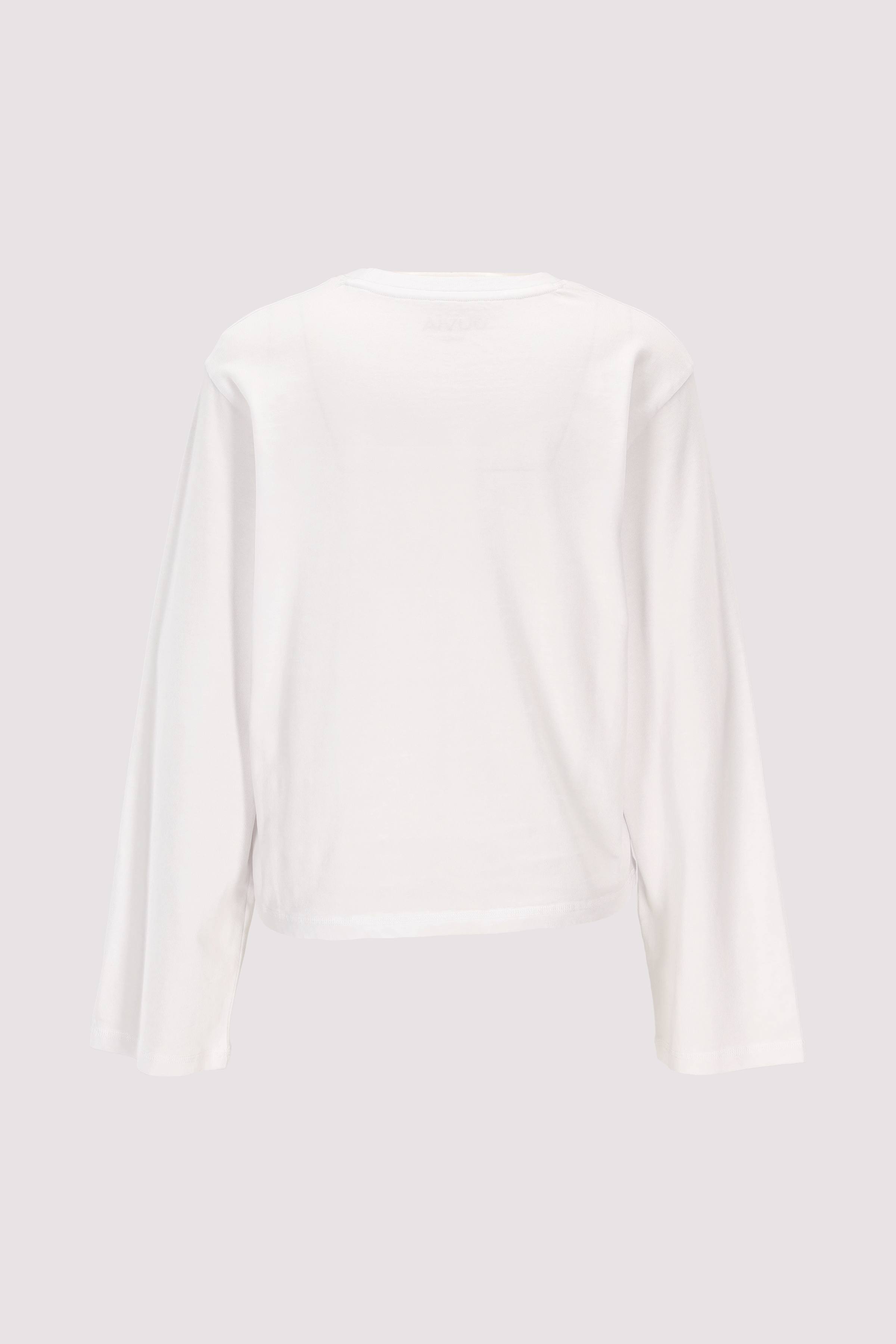 Juvia Damen Longsleeve weiß Komfort