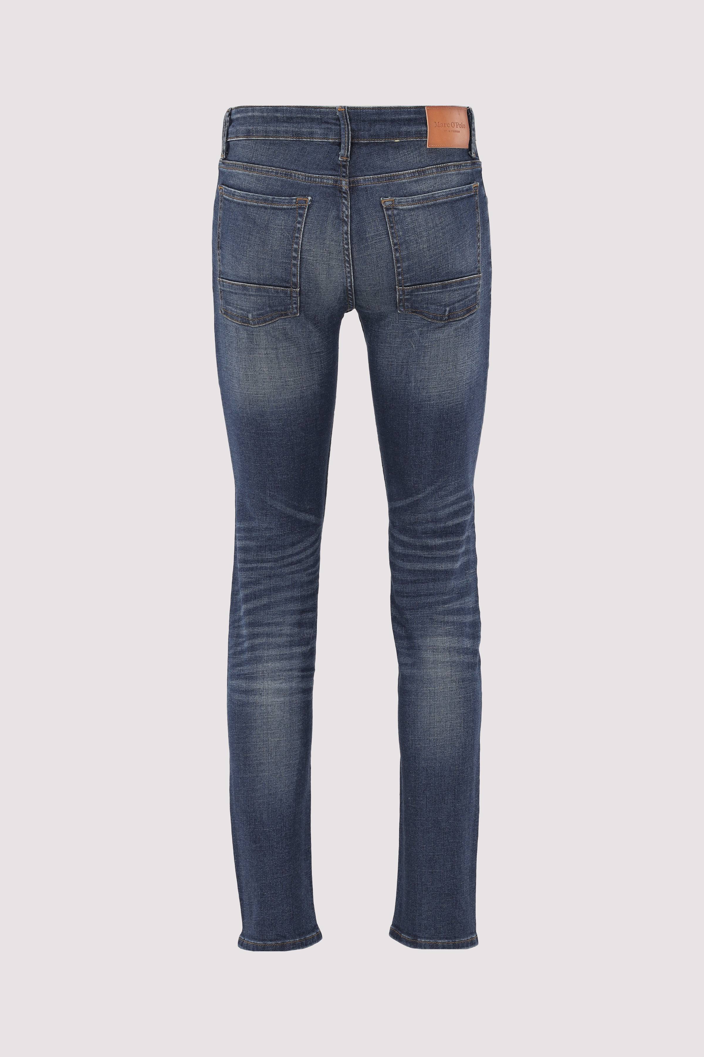 Marc O´Polo International - Denim trousers, shaped fit, sh