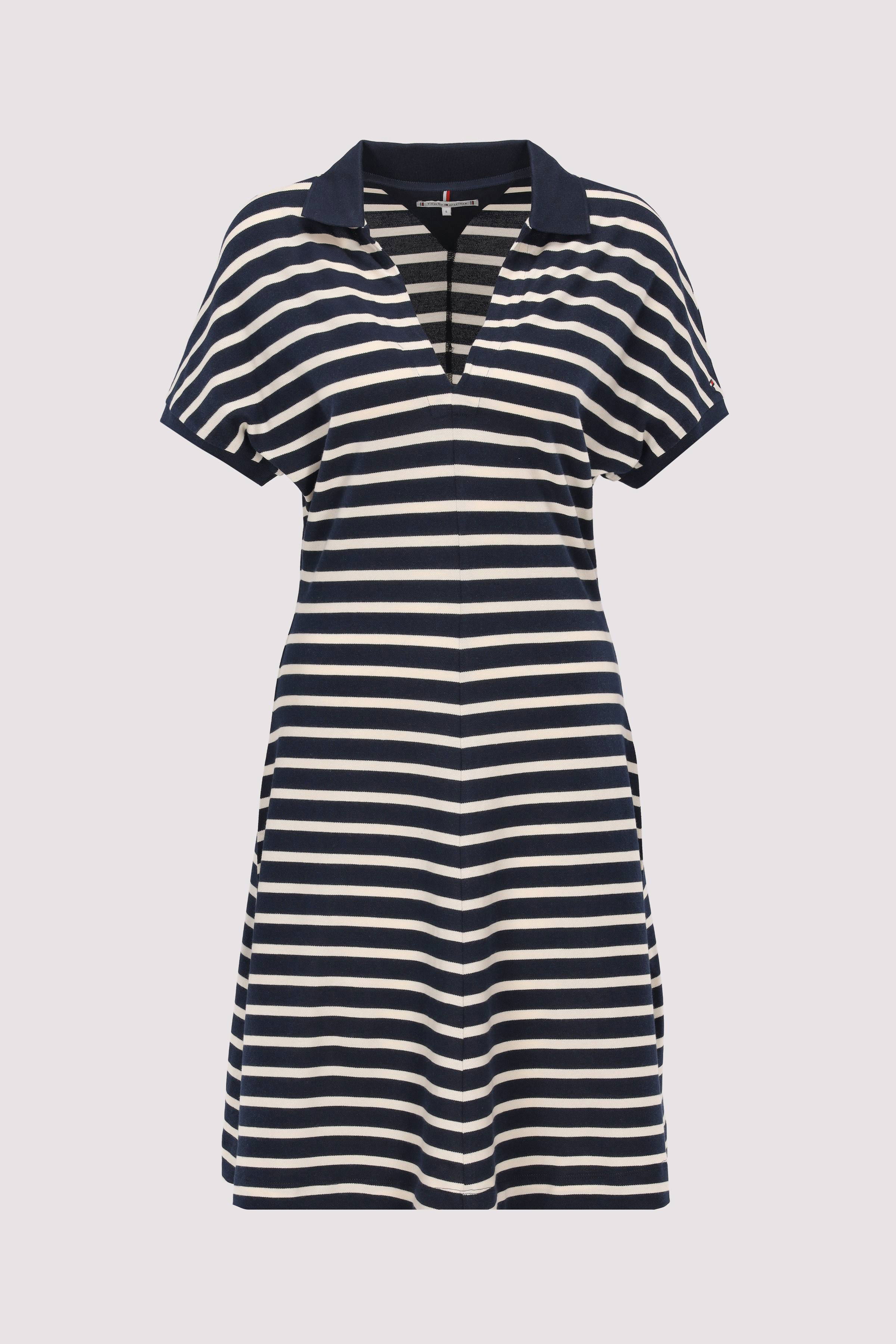 Tommy Hilfiger - LYOCELL OPEN-NK F&F POLO DRESS Tommy Hilfiger - LYOCELL OPEN-NK F&F POLO DRESS