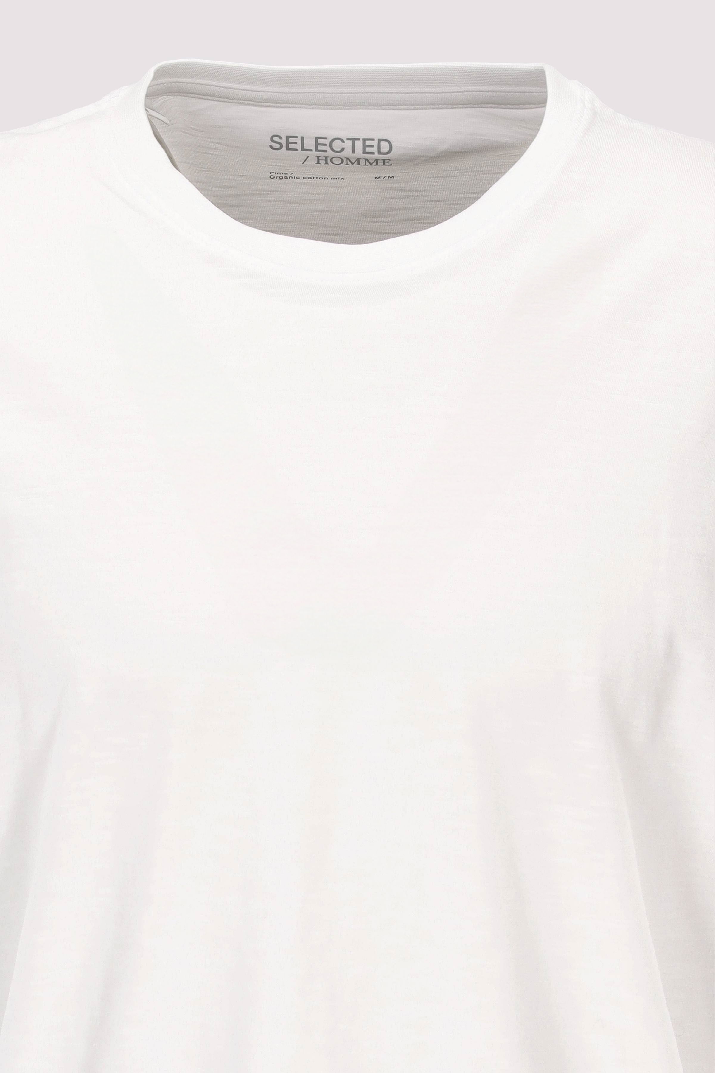 Selected - SLHASPEN SLUB SS O-NECK TEE NO