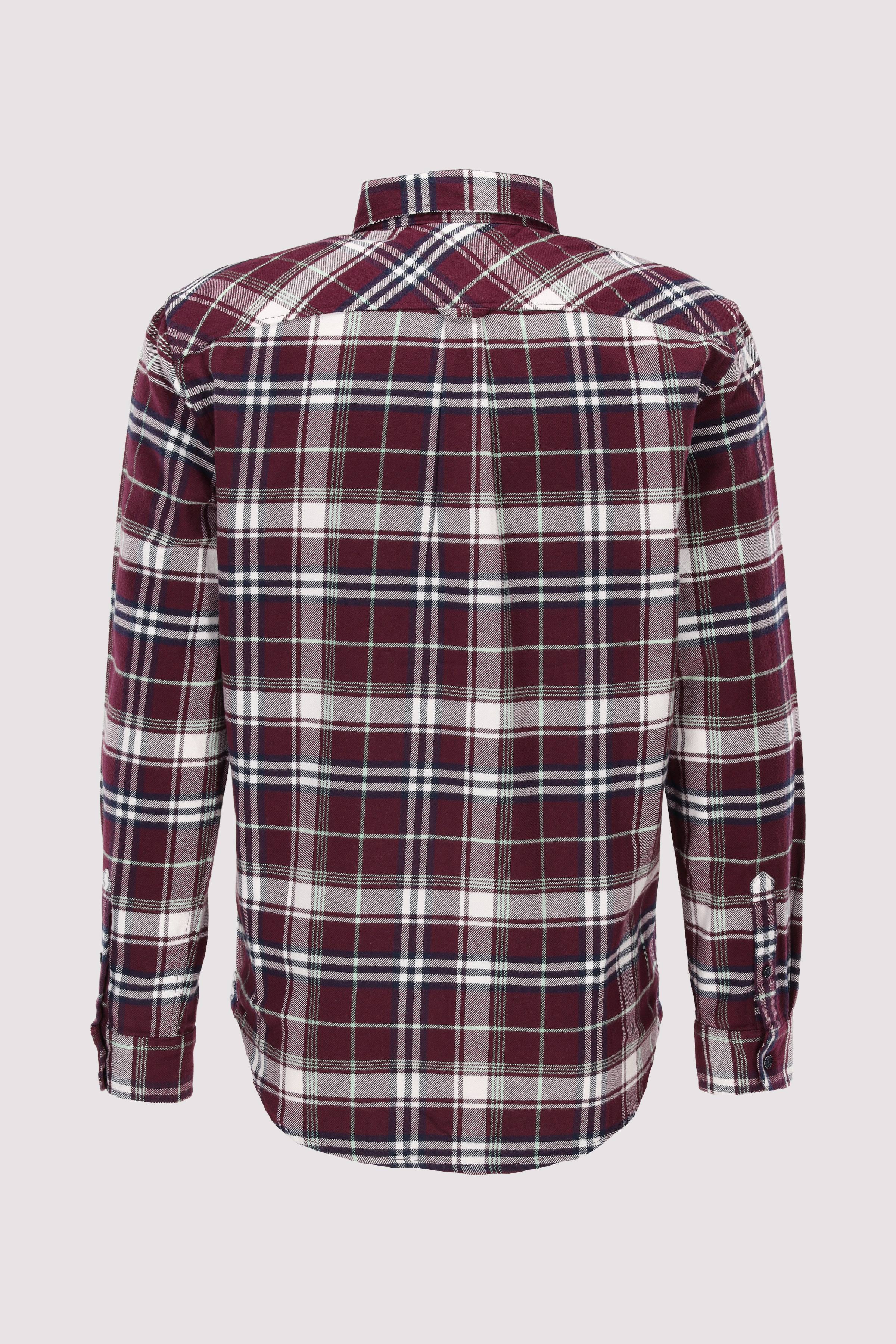 TJM REG FLANNEL CHECK SHIRT EX