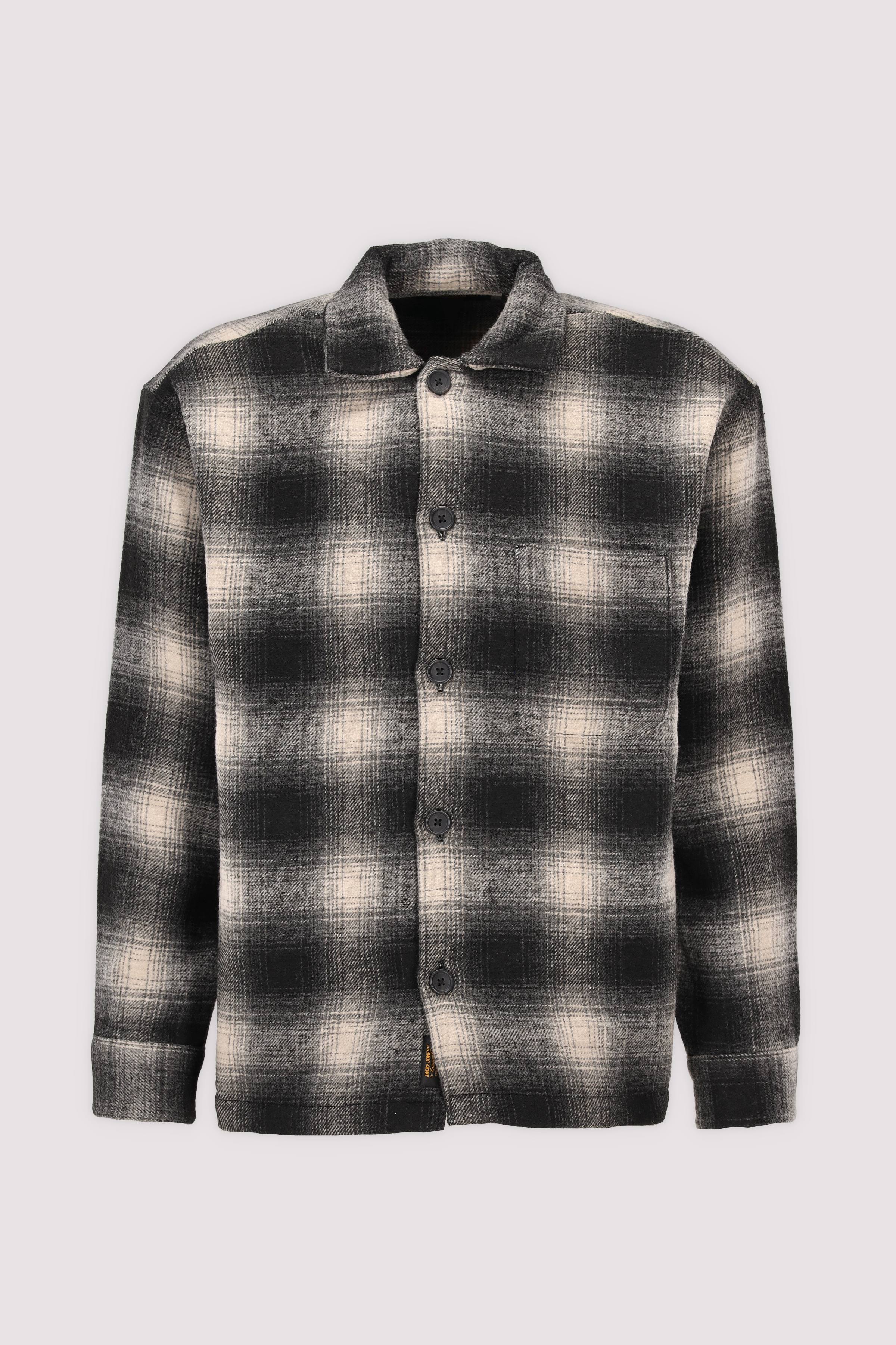 Jack and Jones Langarmhemd Asphalt Check