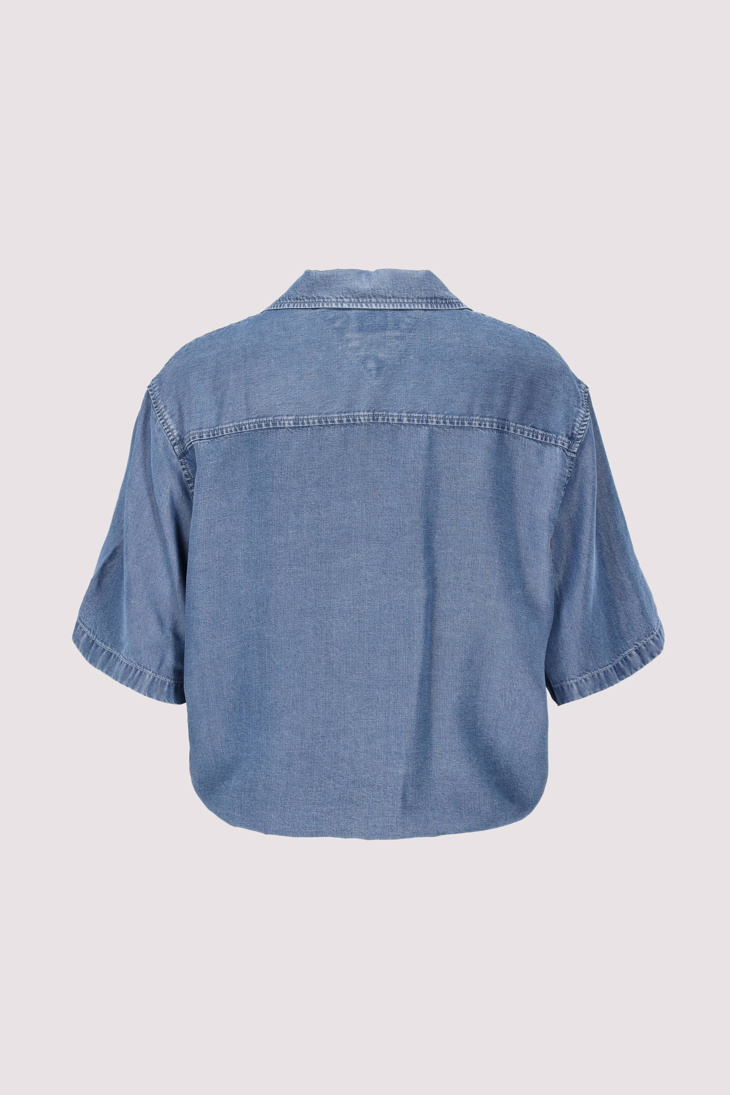 Tommy Jeans - TJW CHAMBRAY TIE SS SHIRT EXT Tommy Jeans - TJW CHAMBRAY TIE SS SHIRT EXT