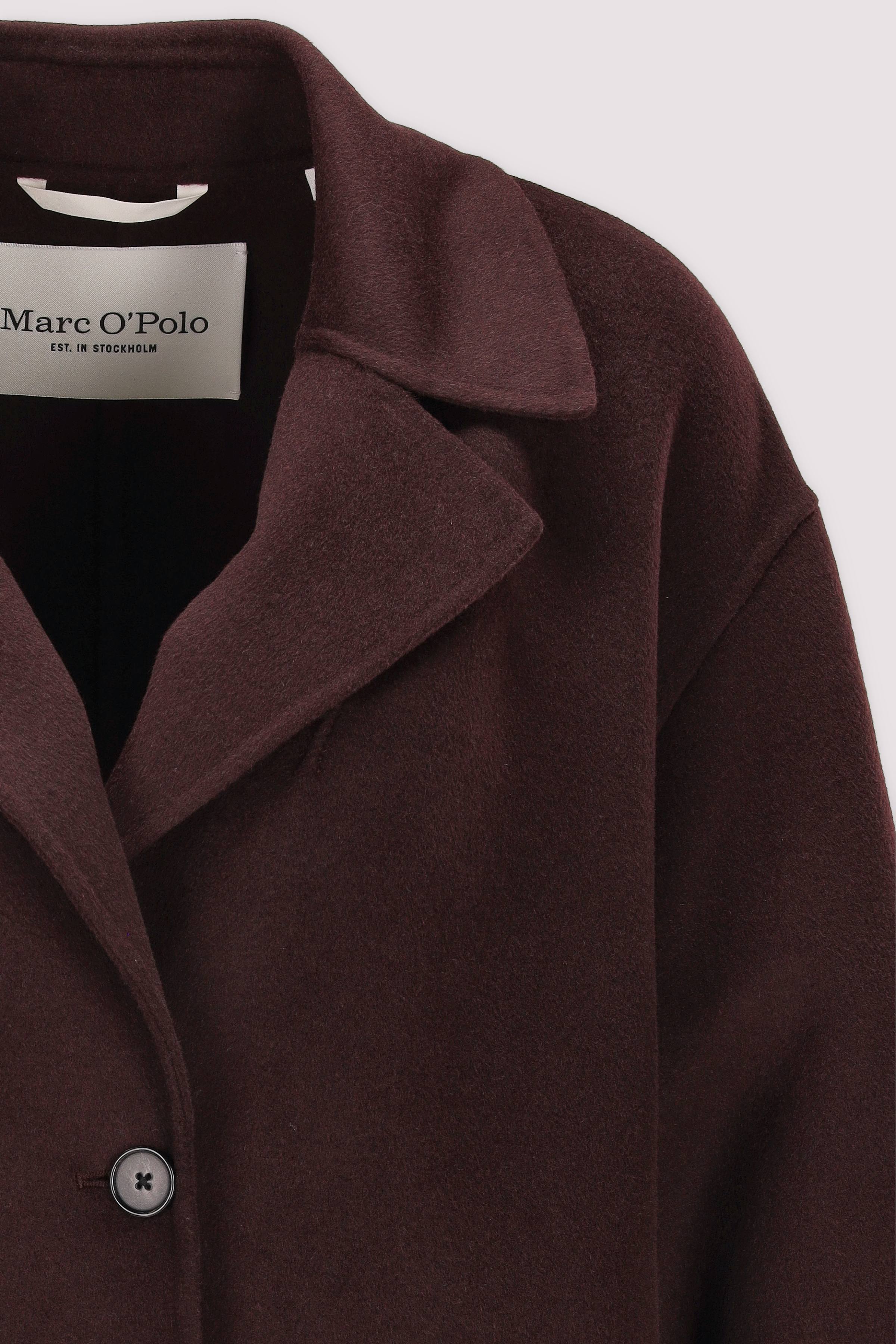 Marc O Polo Casual - Marc O'Polo Outdoormantel Rot Wollmix