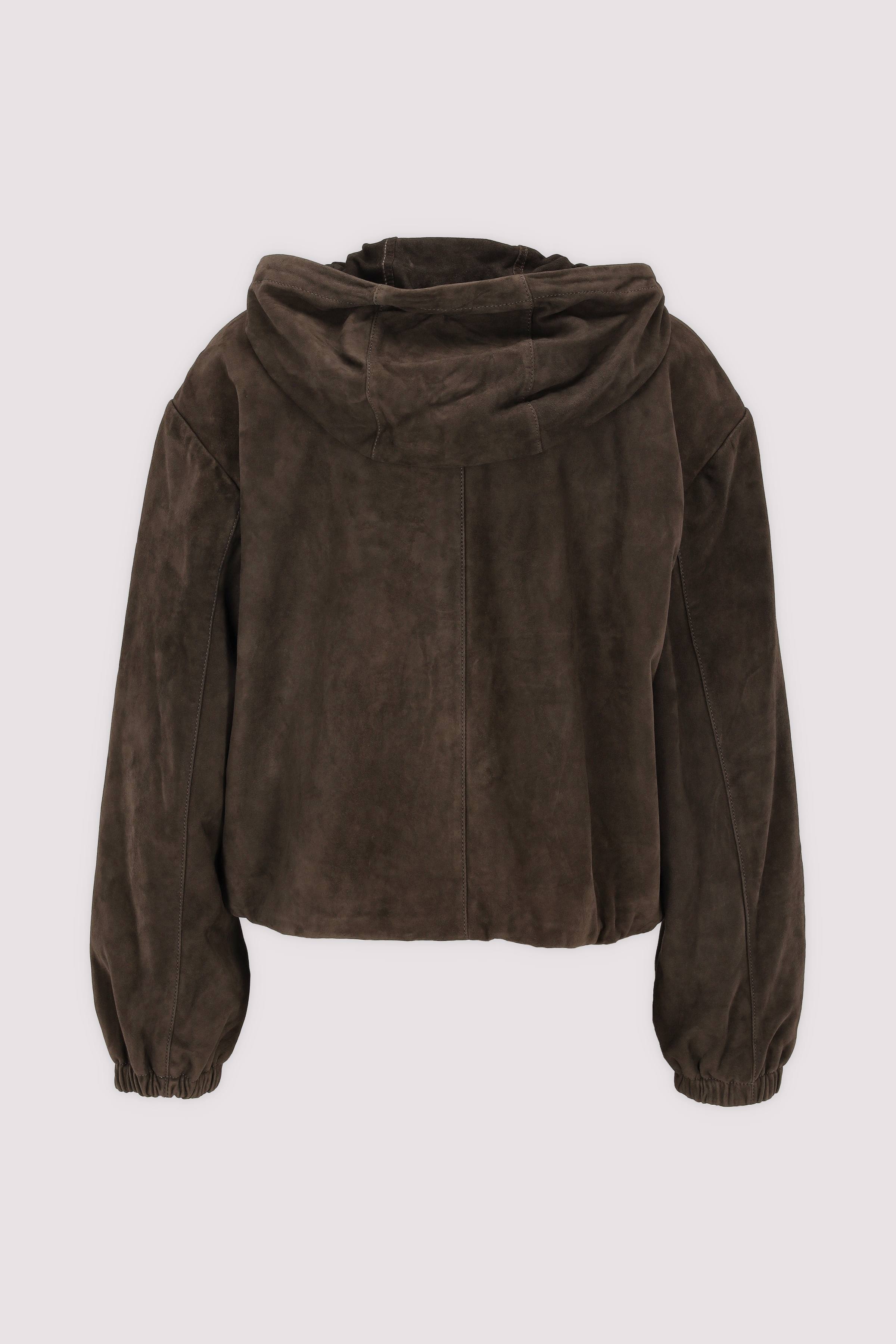 Marc O'Polo Damen Lederjacke Mossy