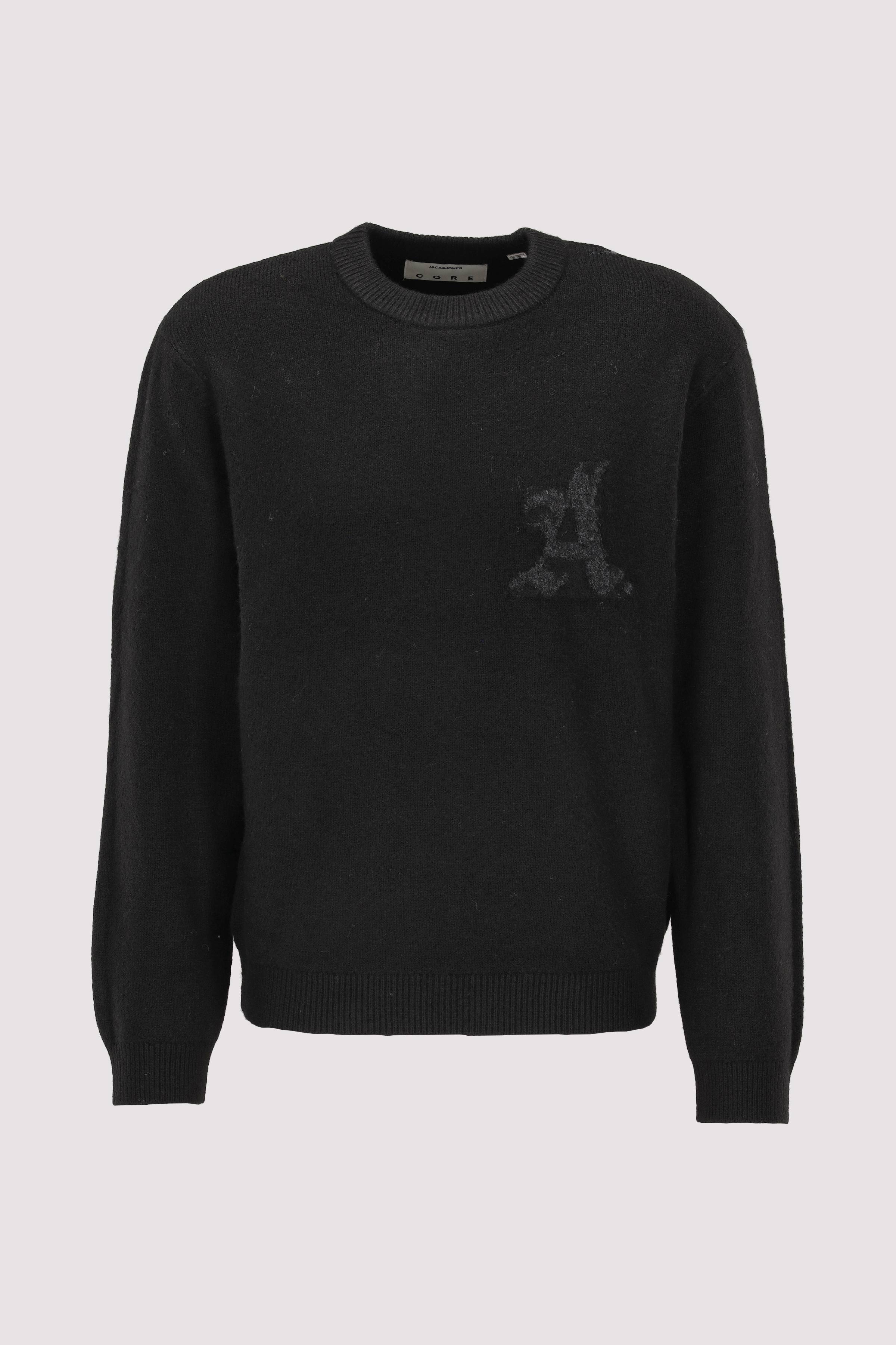 Jack and Jones Rundhalspullover schwarz