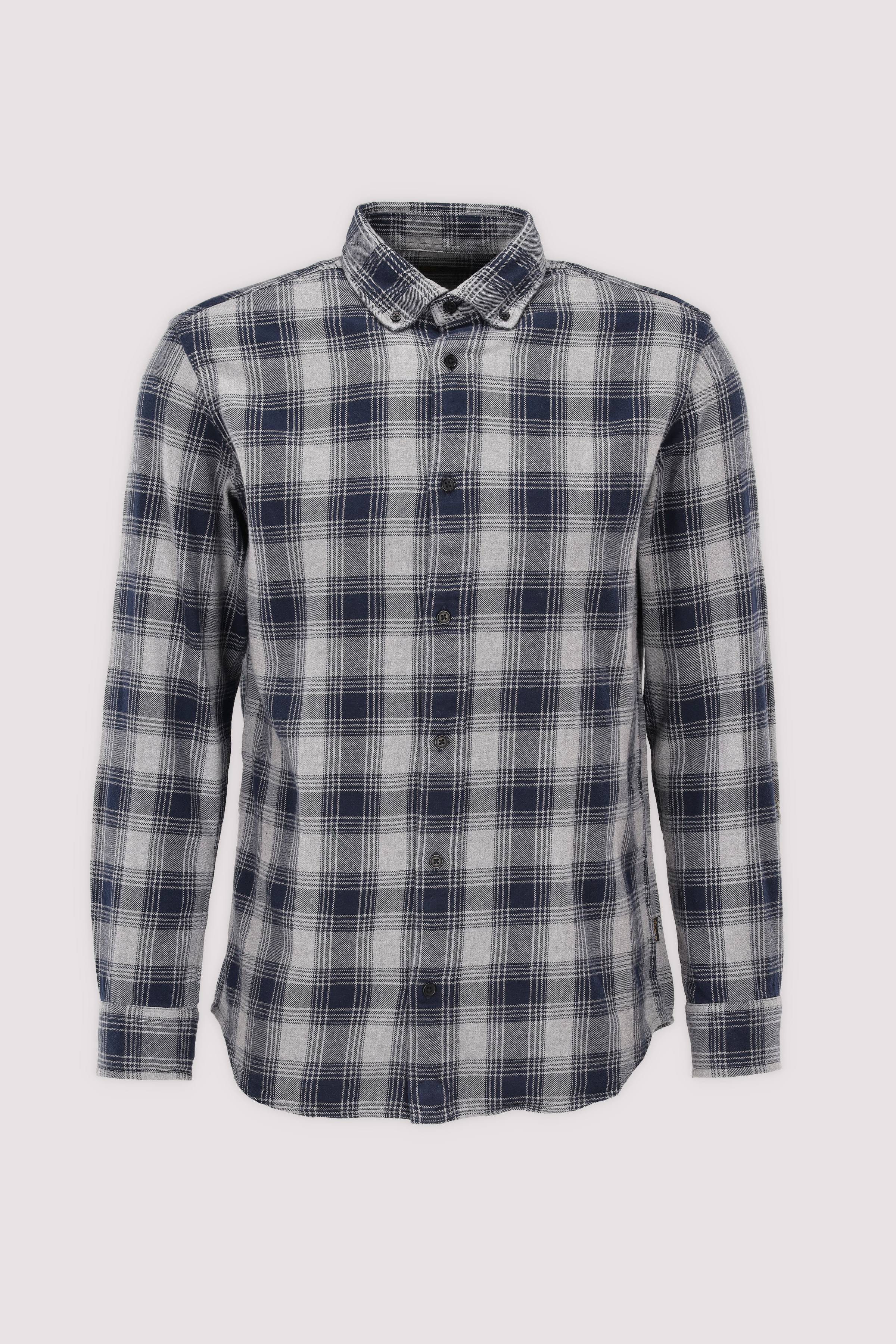 Jack and Jones Langarmhemd dunkelblau