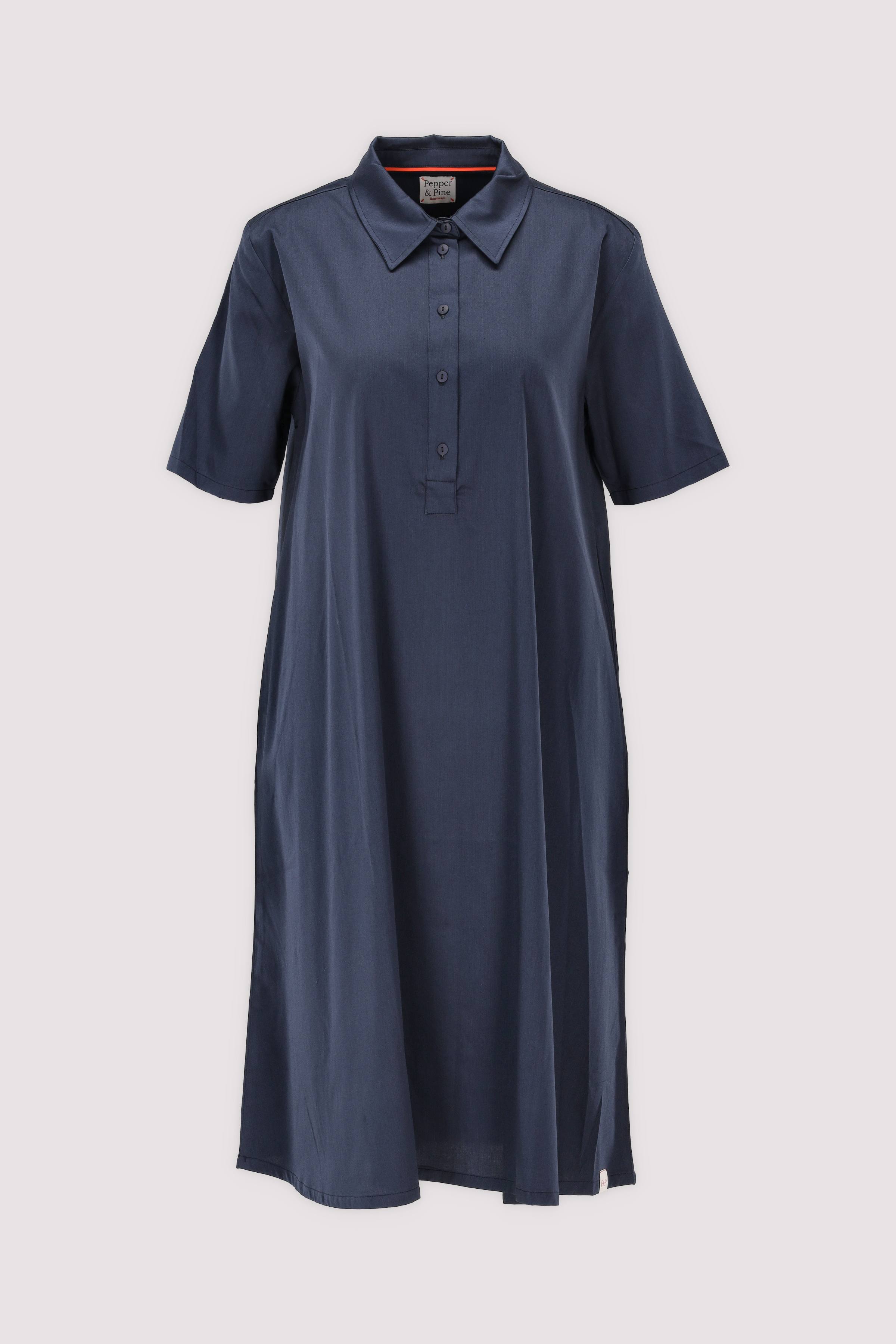 Navy Freizeitkleid mit Komfortstretch