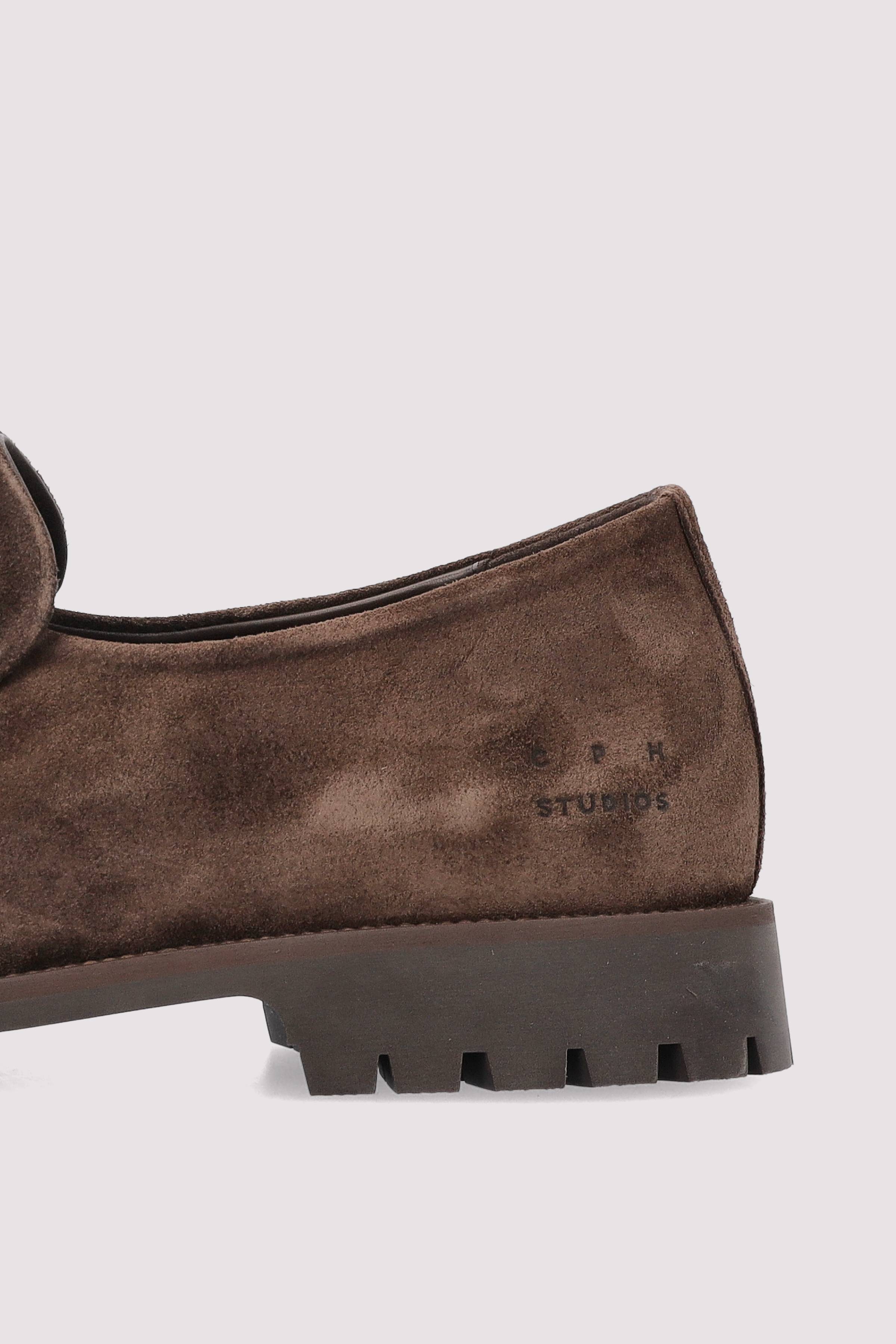 Copenhagen Herren-Slipper Velours Braun