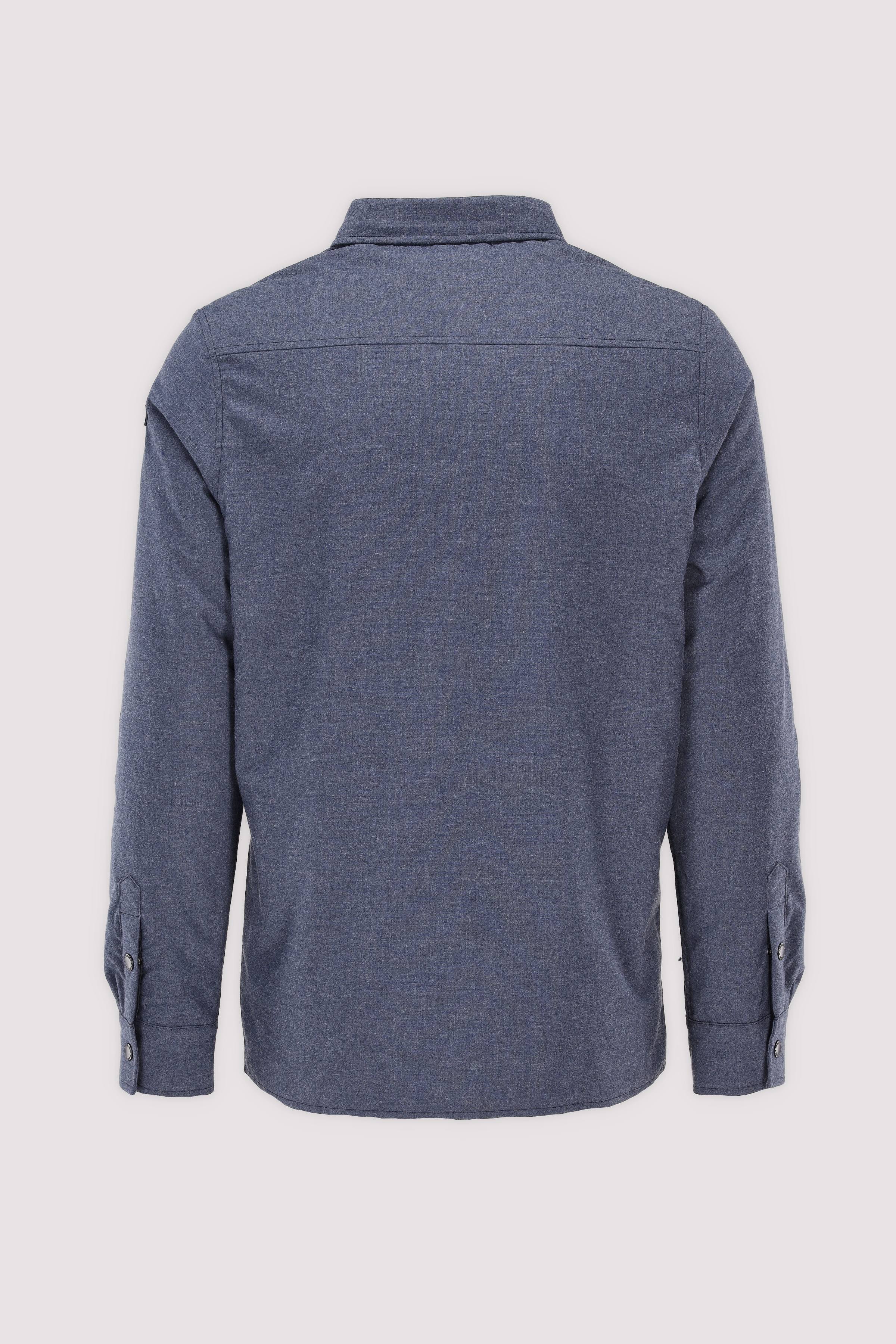Langarmhemd Oxford navy Melange