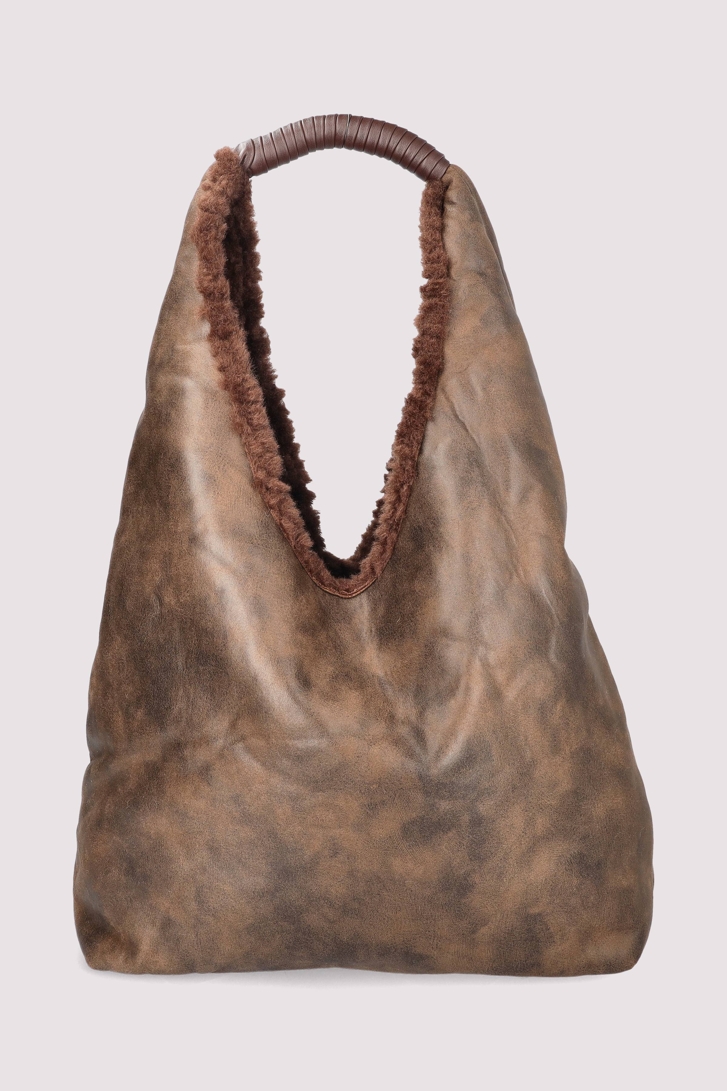 Crazy Lou Handtasche braun praktisch