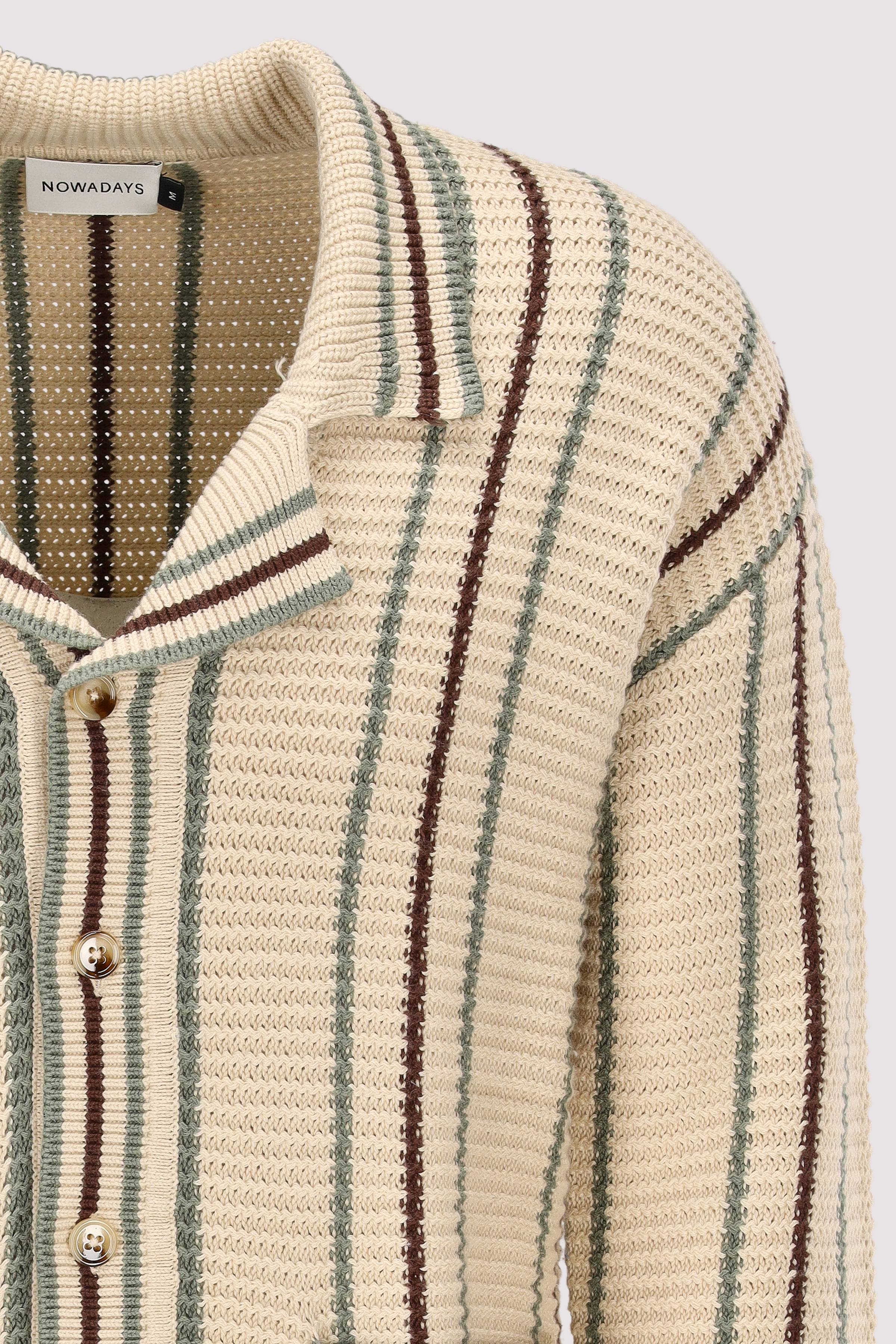 NOWADAYS - striped cardigan