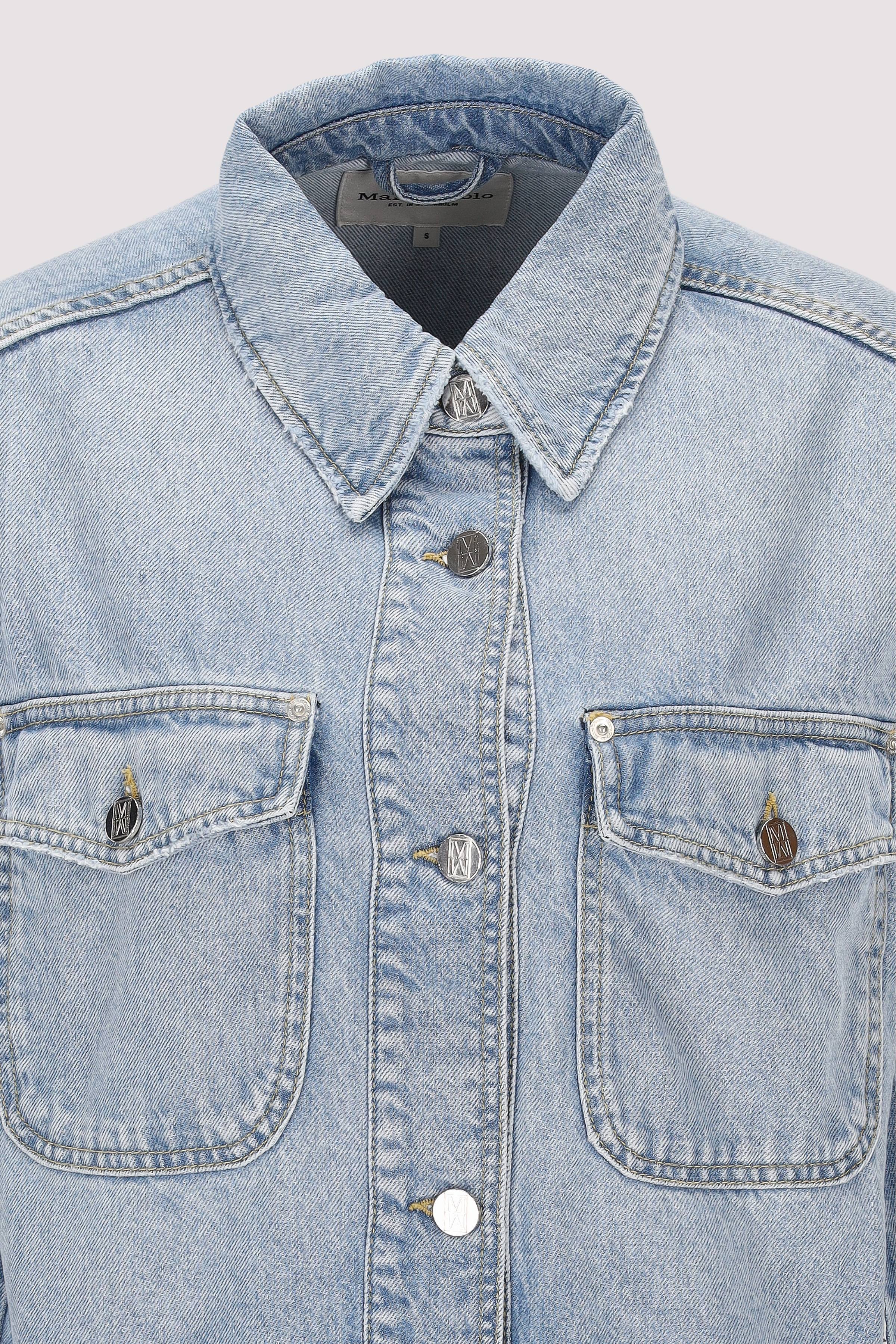 Marc O´Polo International - Denim vest, drawstring at hem, Marc O´Polo International - Denim vest, drawstring at hem,