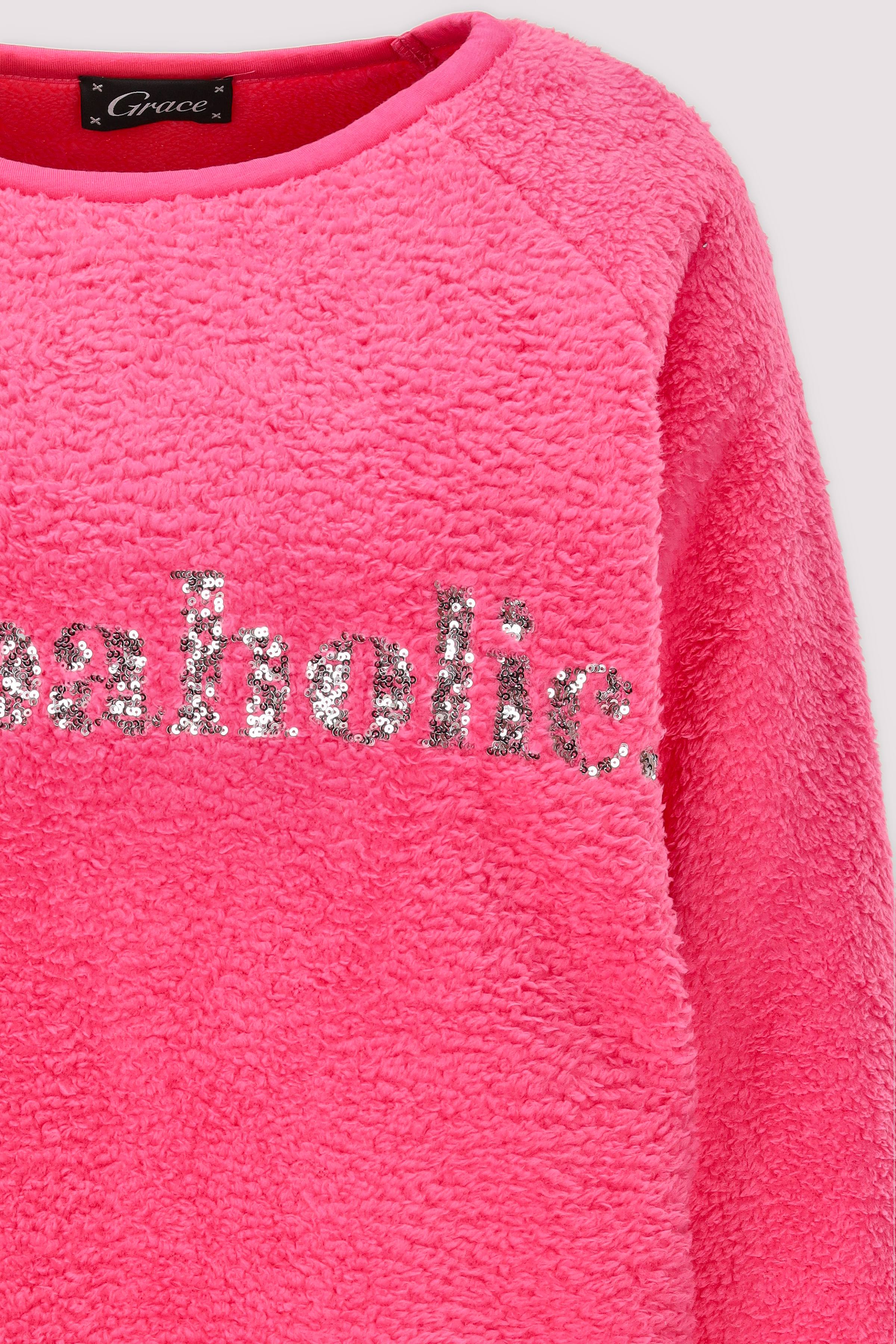 Grace - Grace Damen-Sweatshirt pink, kuschelig