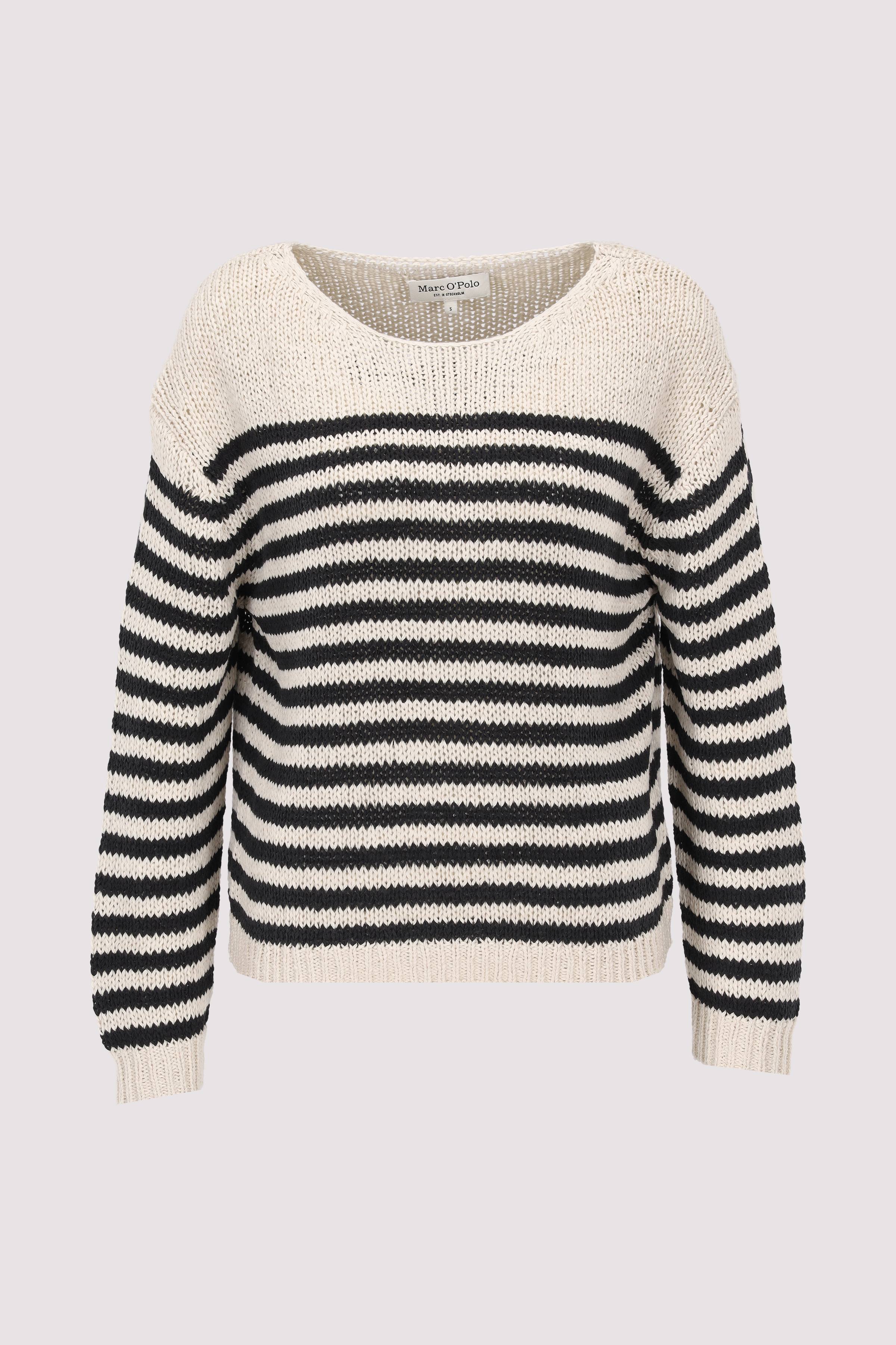 Pullover, longsleeve, boat nec