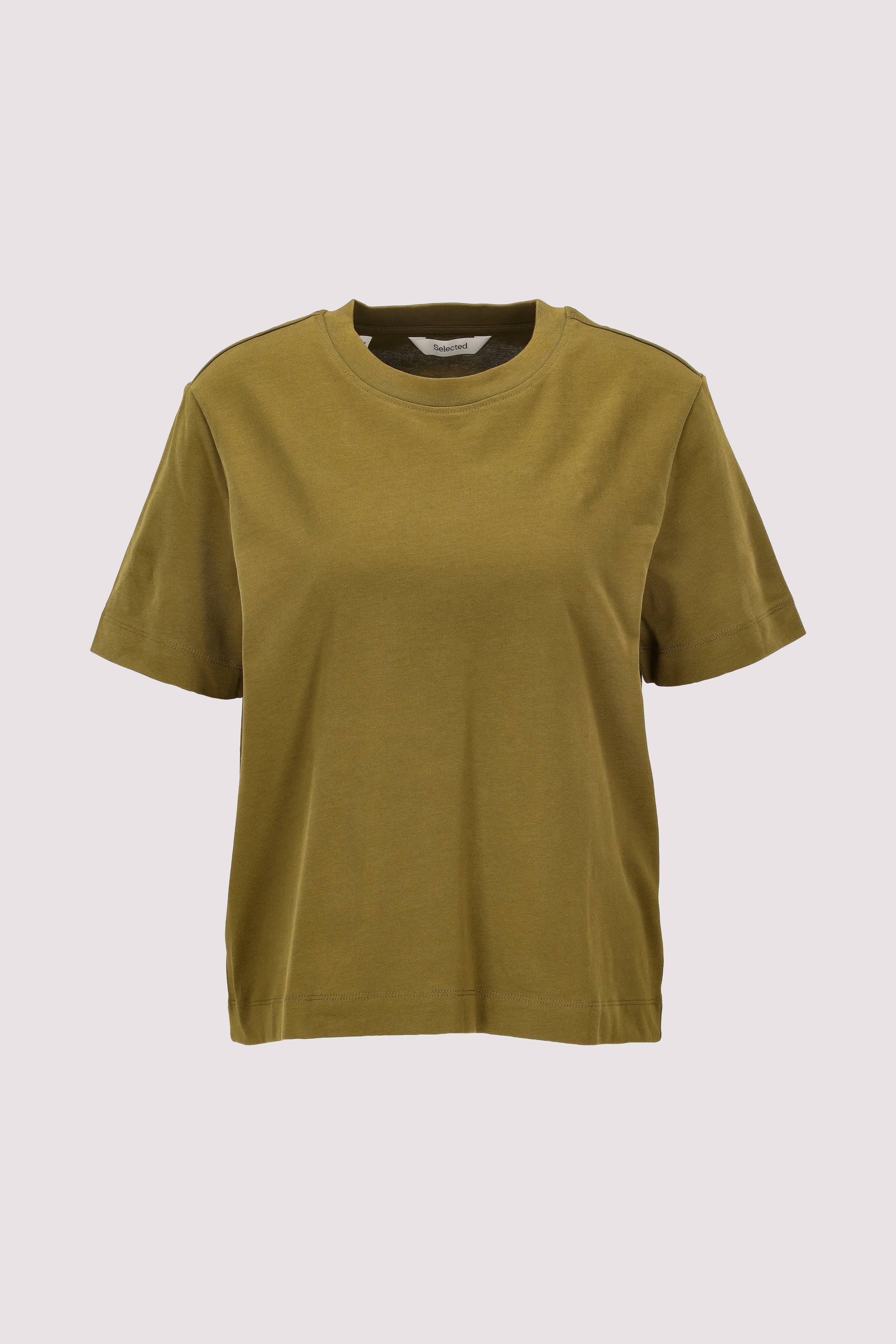 Selected Damen-T-Shirt aus Bio-Baumwolle
