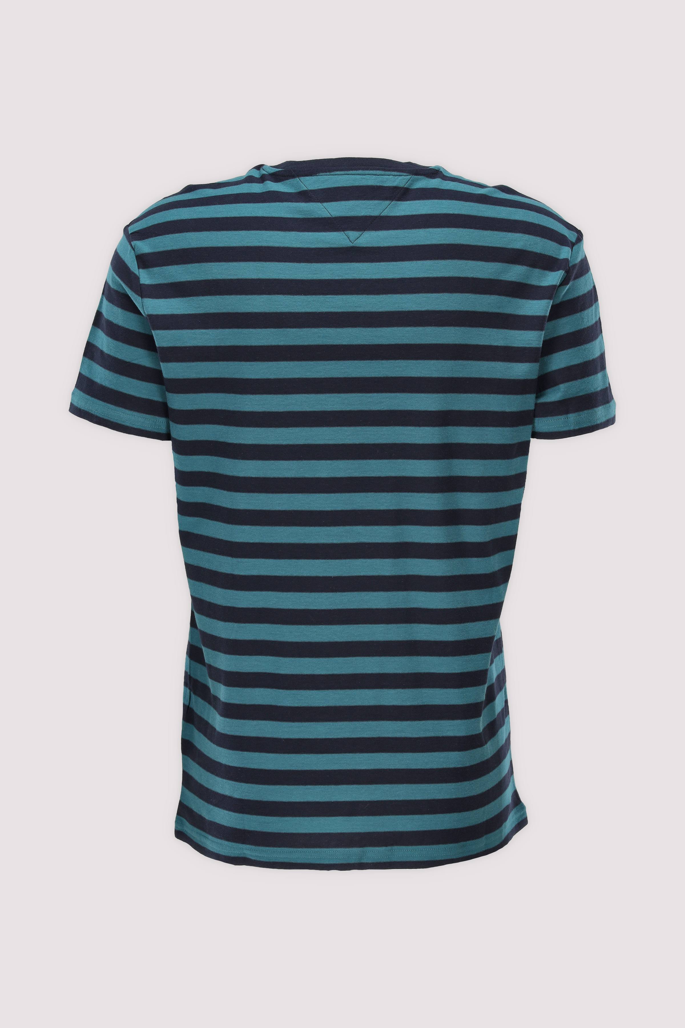 TJM REG ESS STRIPE SS TEE