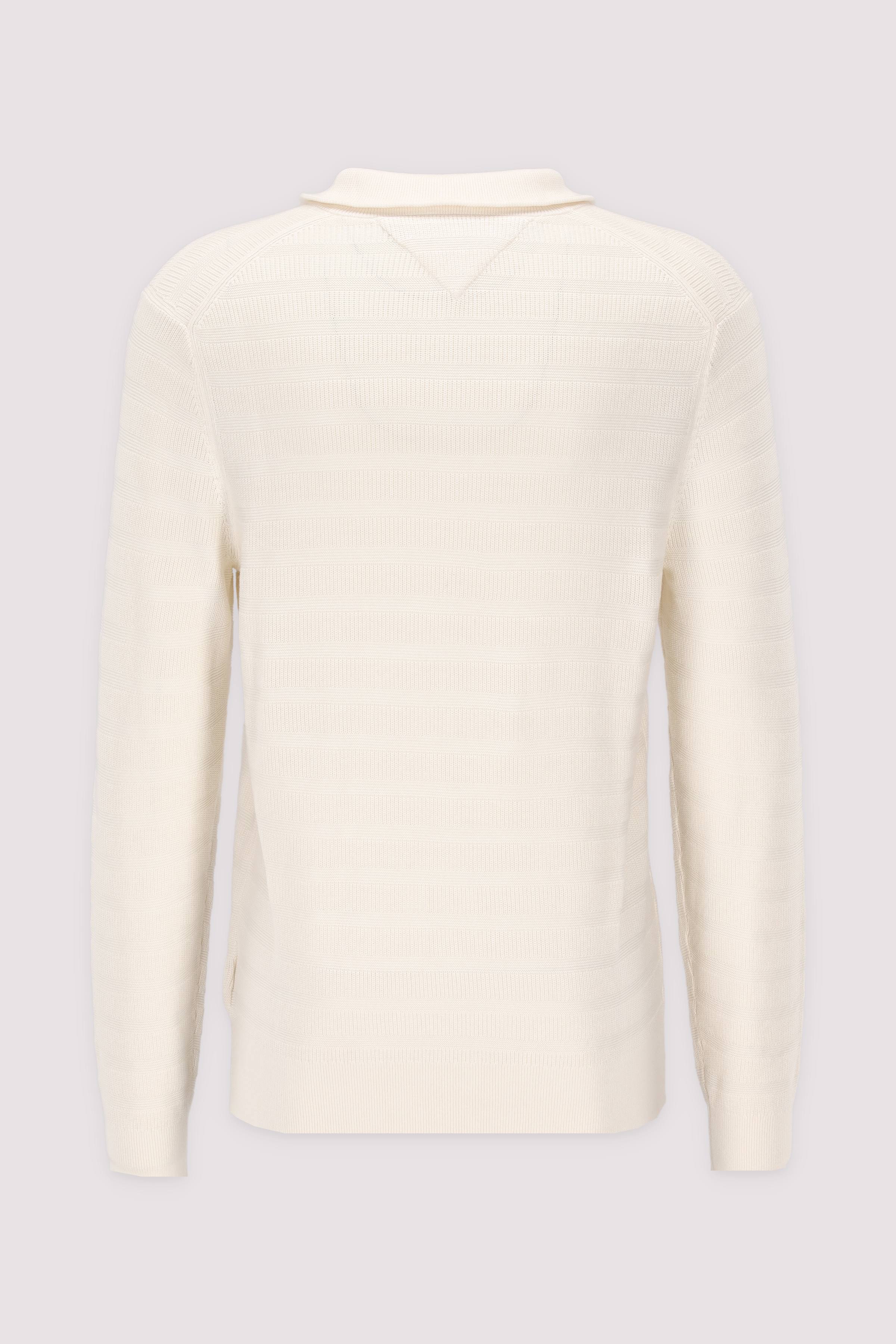 STRIPE STRUCTURE ZIP MOCK