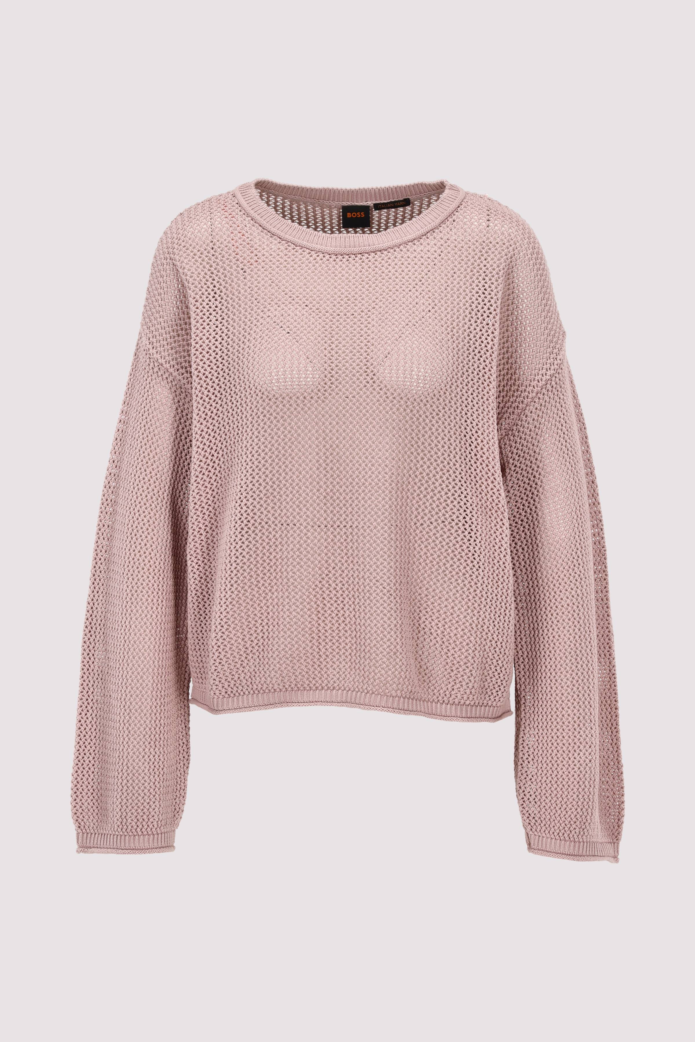 BOSS Pullover Open Pink