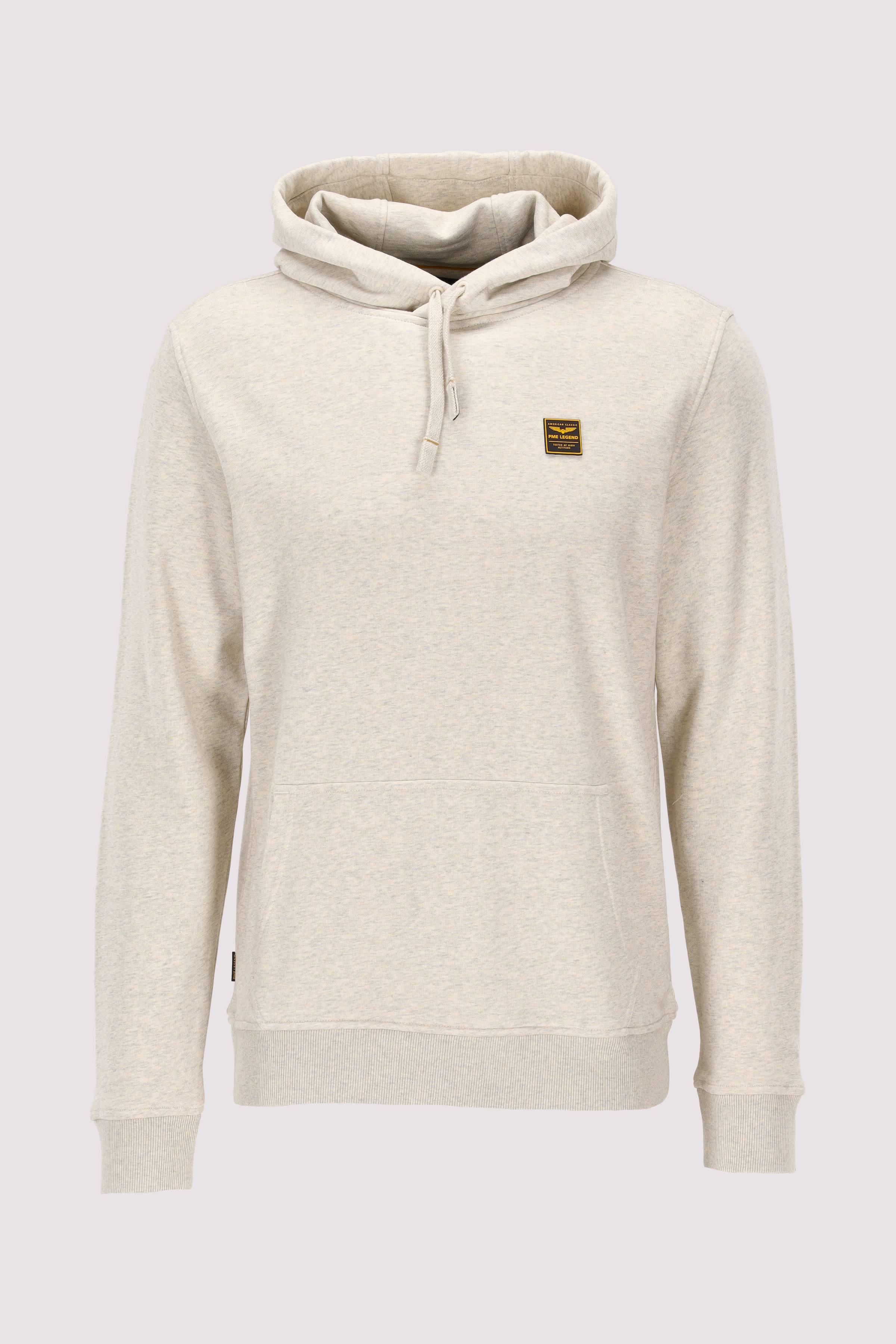 Hooded 3t cross terry melange