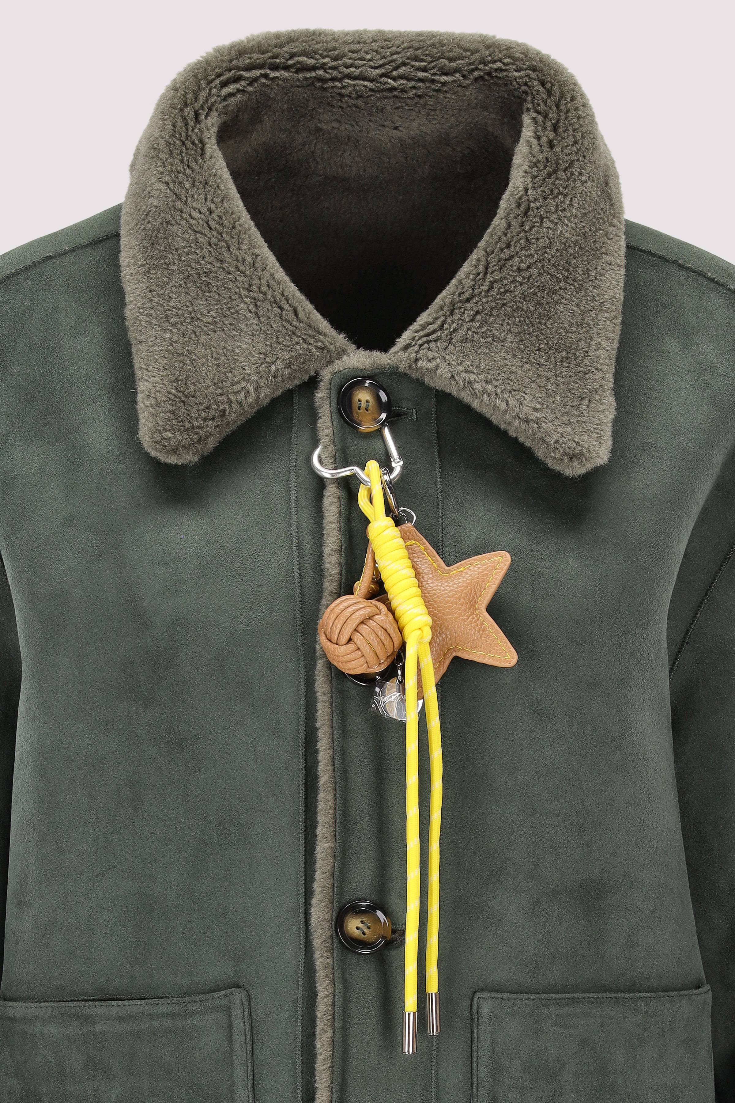 Oakwood - Oakwood Felljacke Khaki, lässig
